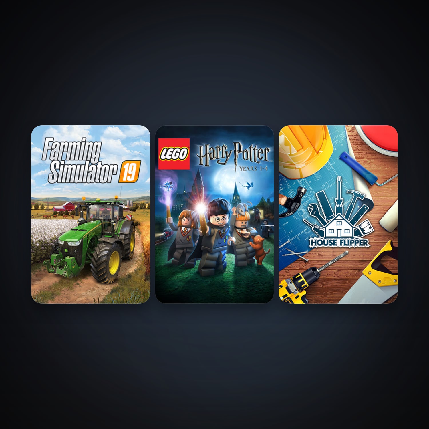 LEGO Harry Potter: Years 1-4 + House Flipper, 8 games, clean — HabibiAccounts