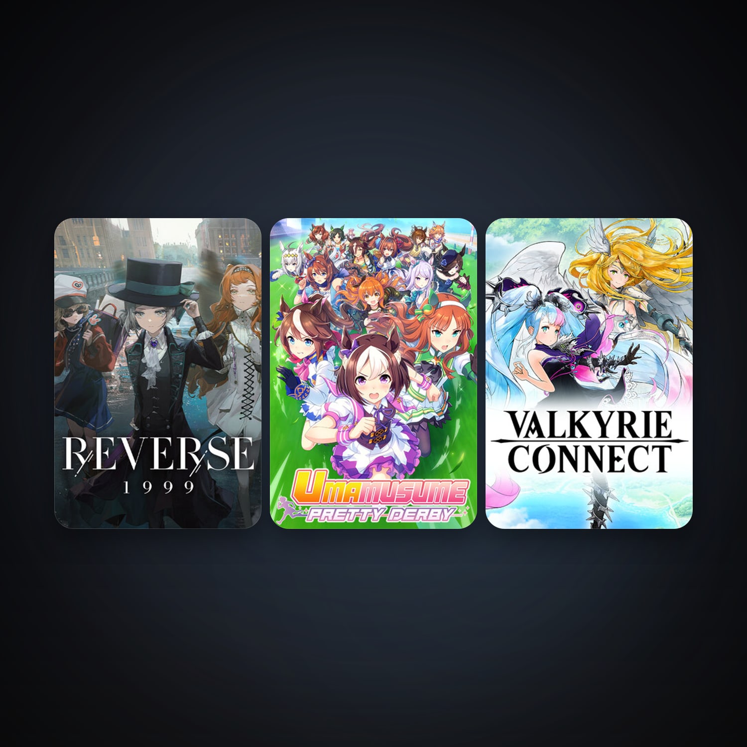 VALKYRIE CONNECT + Reverse: 1999, 9 games, clean — HabibiAccounts