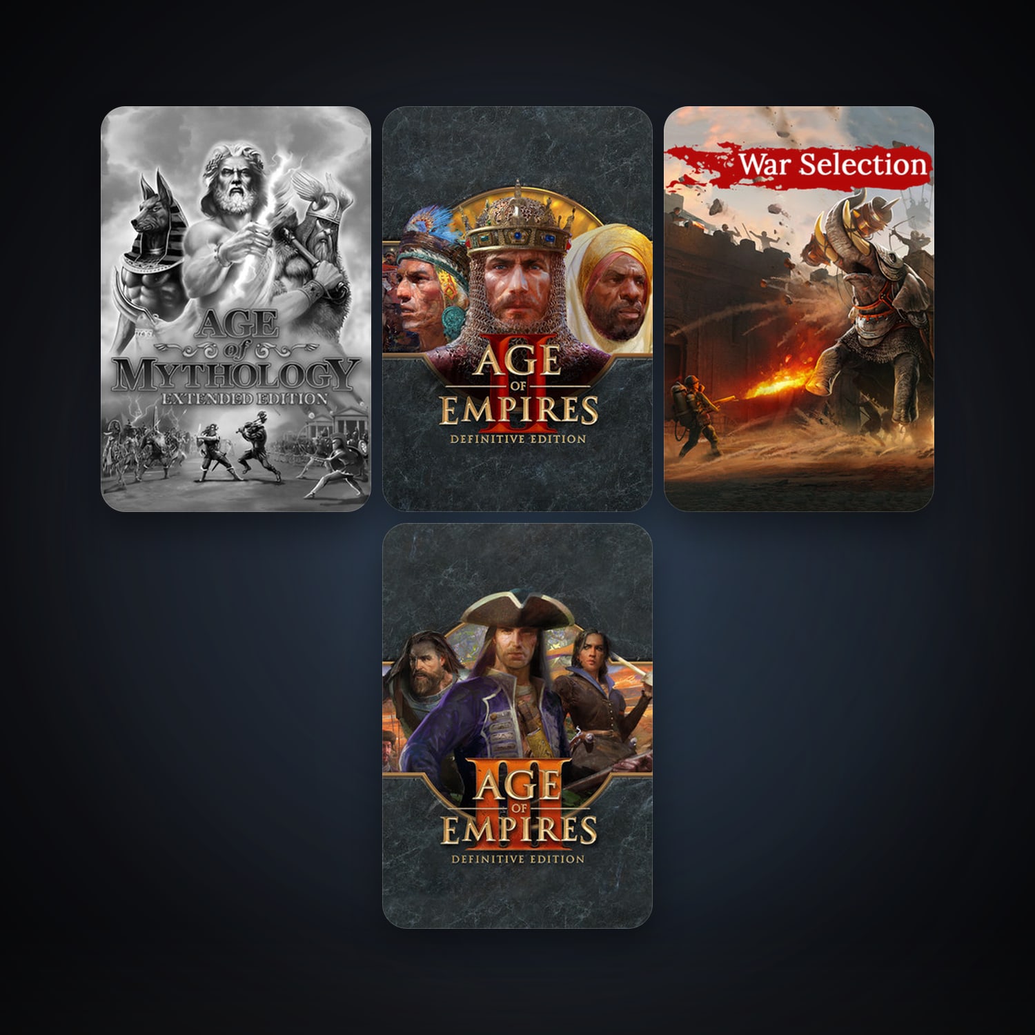 Counter-Strike + Age of Mythology: Extended Edition, 8 games, clean — HabibiAccounts