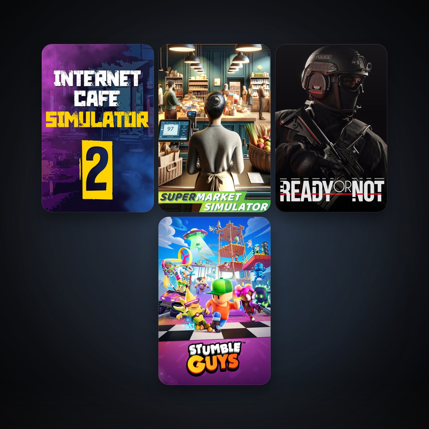 VRChat + Ready or Not, 5 games, clean — HabibiAccounts