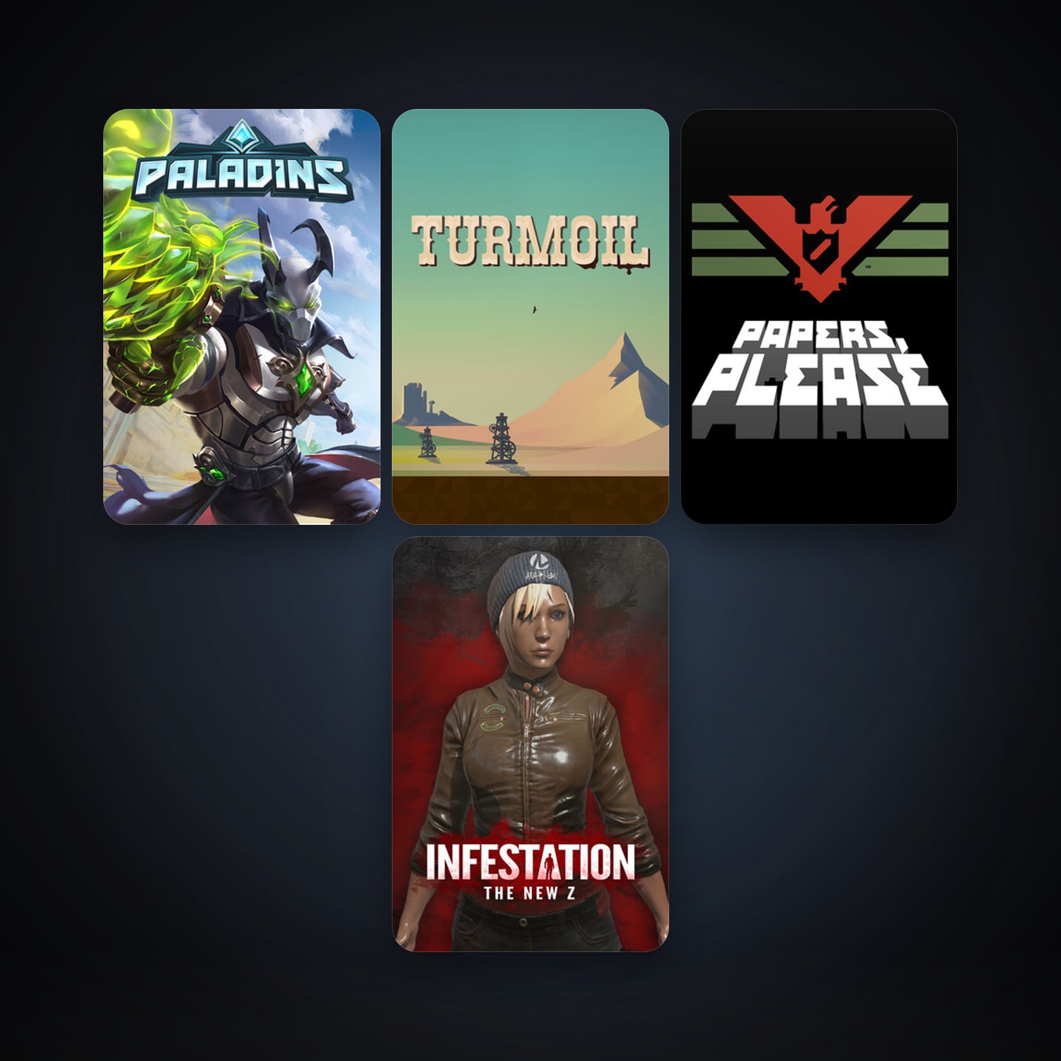 Papers, Please + Turmoil, 8 games, clean — HabibiAccounts
