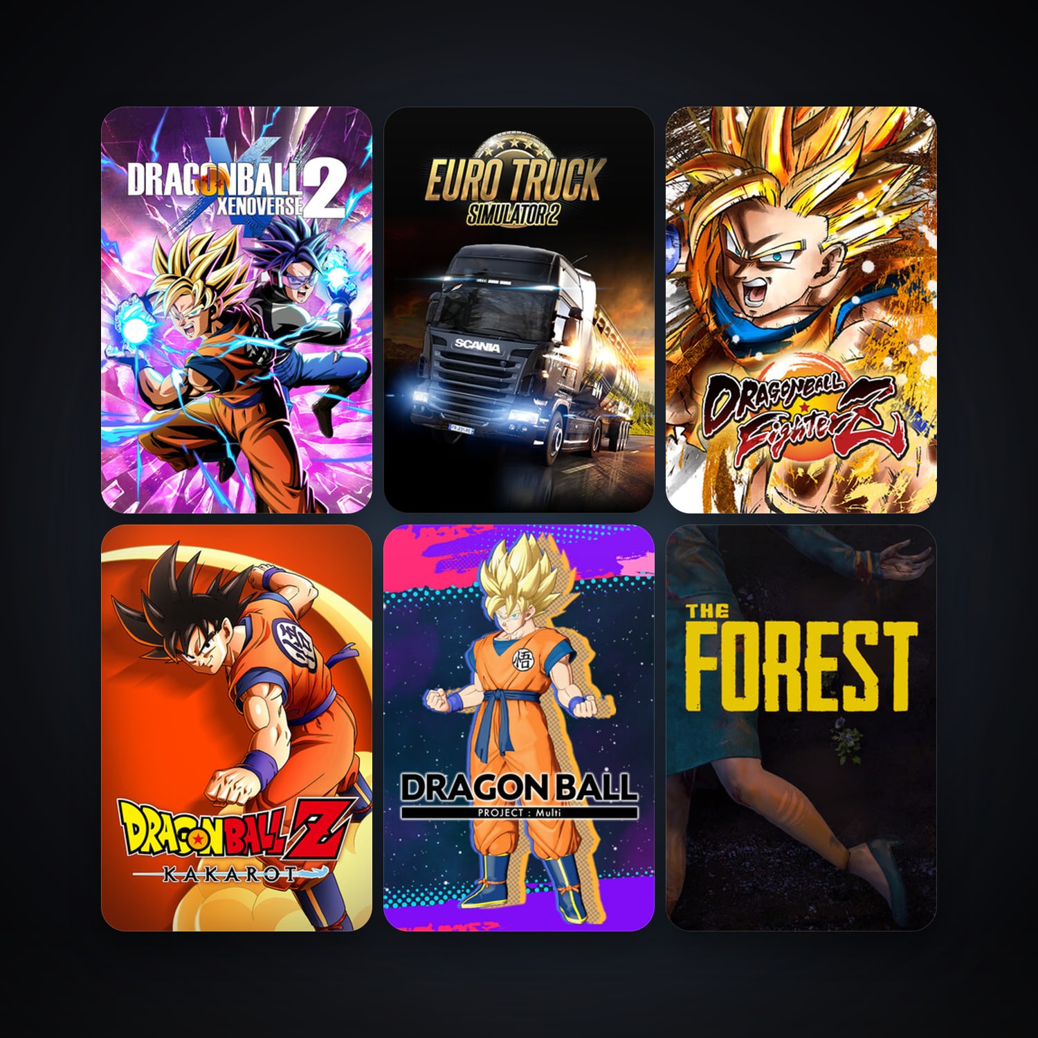 Euro Truck Simulator 2 + The Forest, 24 games, clean — HabibiAccounts