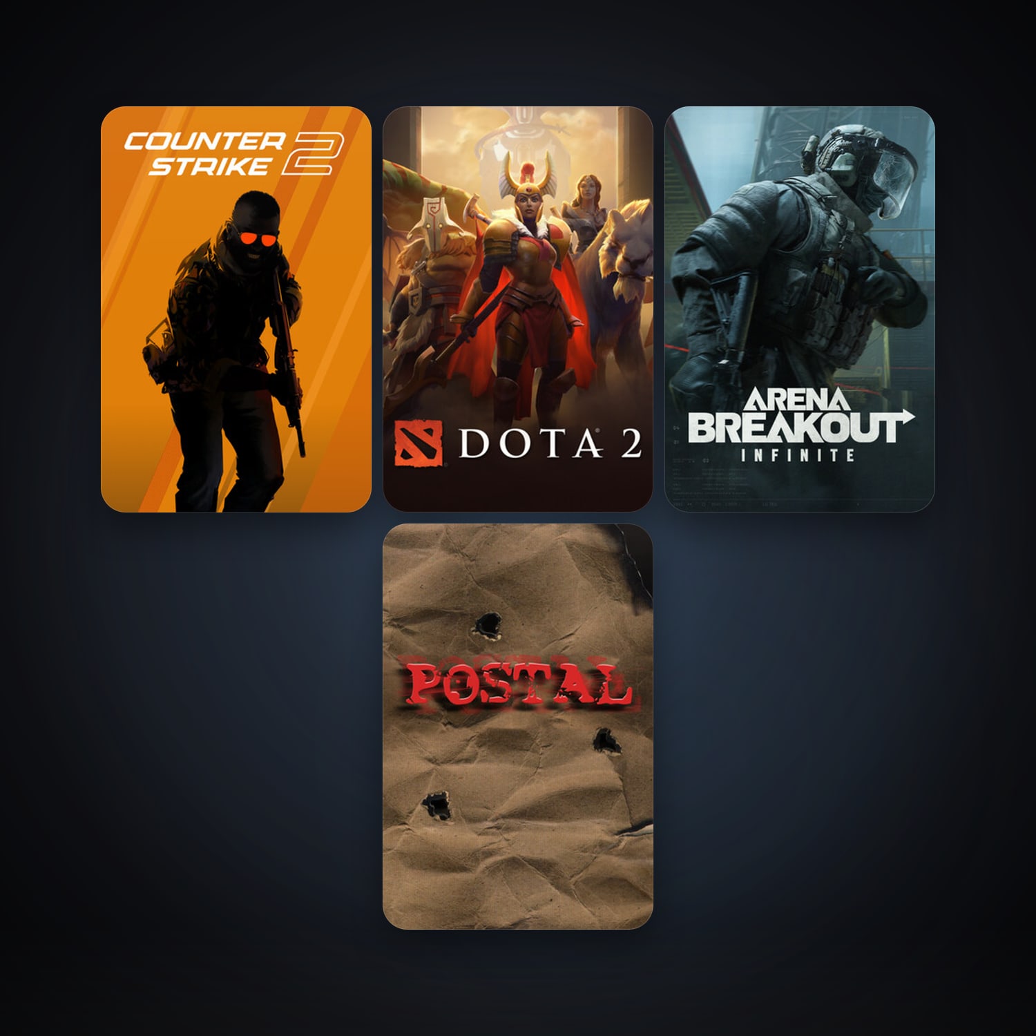 Dota 2 + CS2 Prime, 16 games, clean — HabibiAccounts