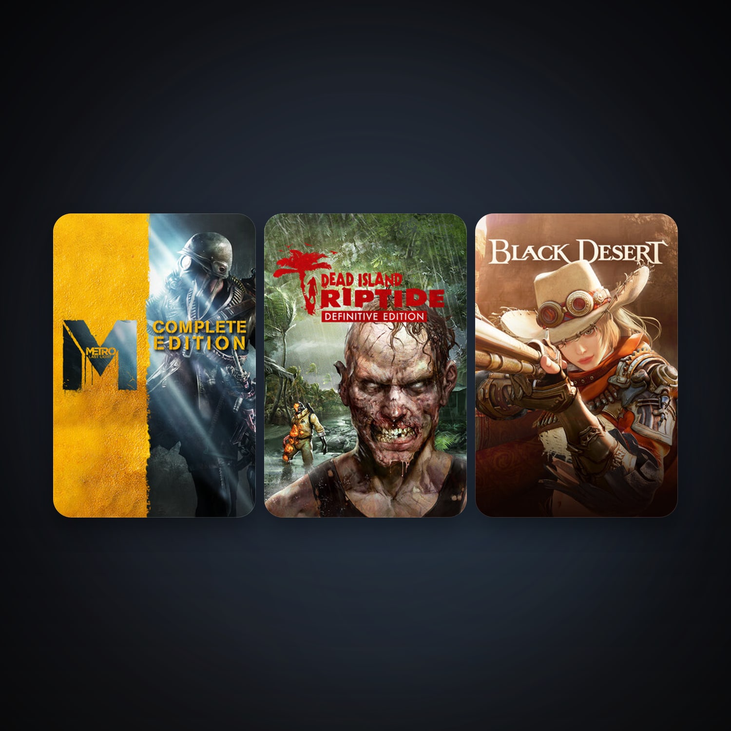 Metro: Last Light + Dead Island: Riptide Definitive Edition, 6 games, clean — HabibiAccounts