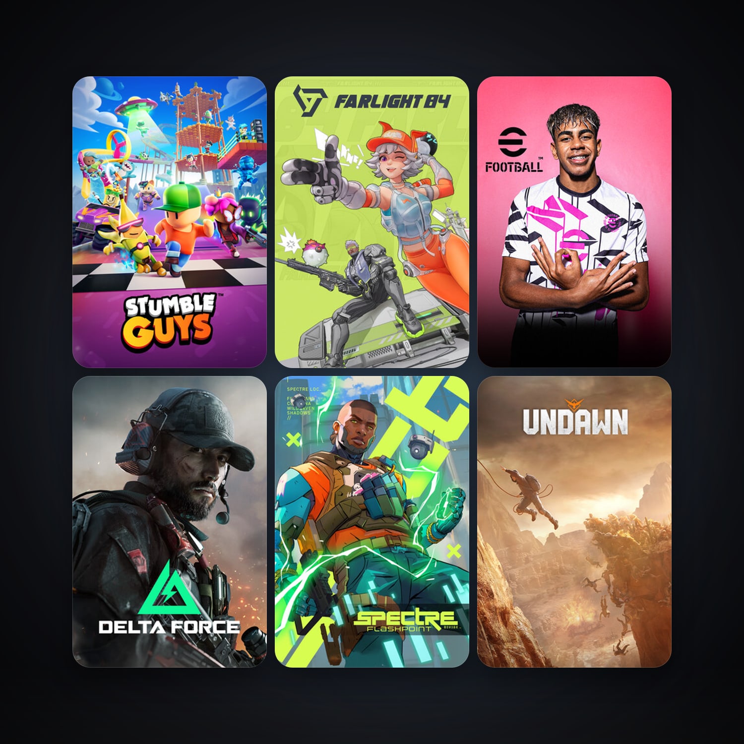 Caliber + eFootball 2024, 12 games, clean — HabibiAccounts