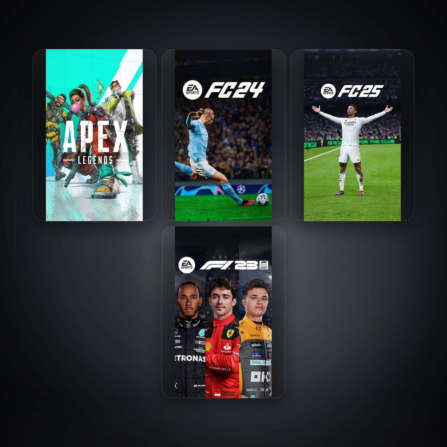 هالحساب إي إيه فيه Apex Legends وEA Sports FC24، ES، 12 ألعاب — HabibiAccounts