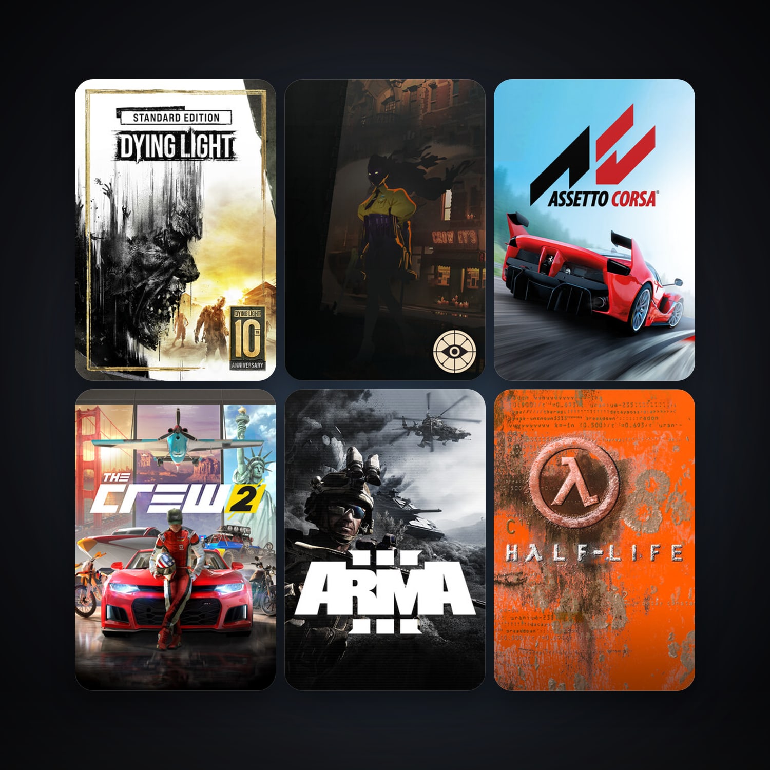 Half-Life + Half-Life 2, 20 games, clean — HabibiAccounts