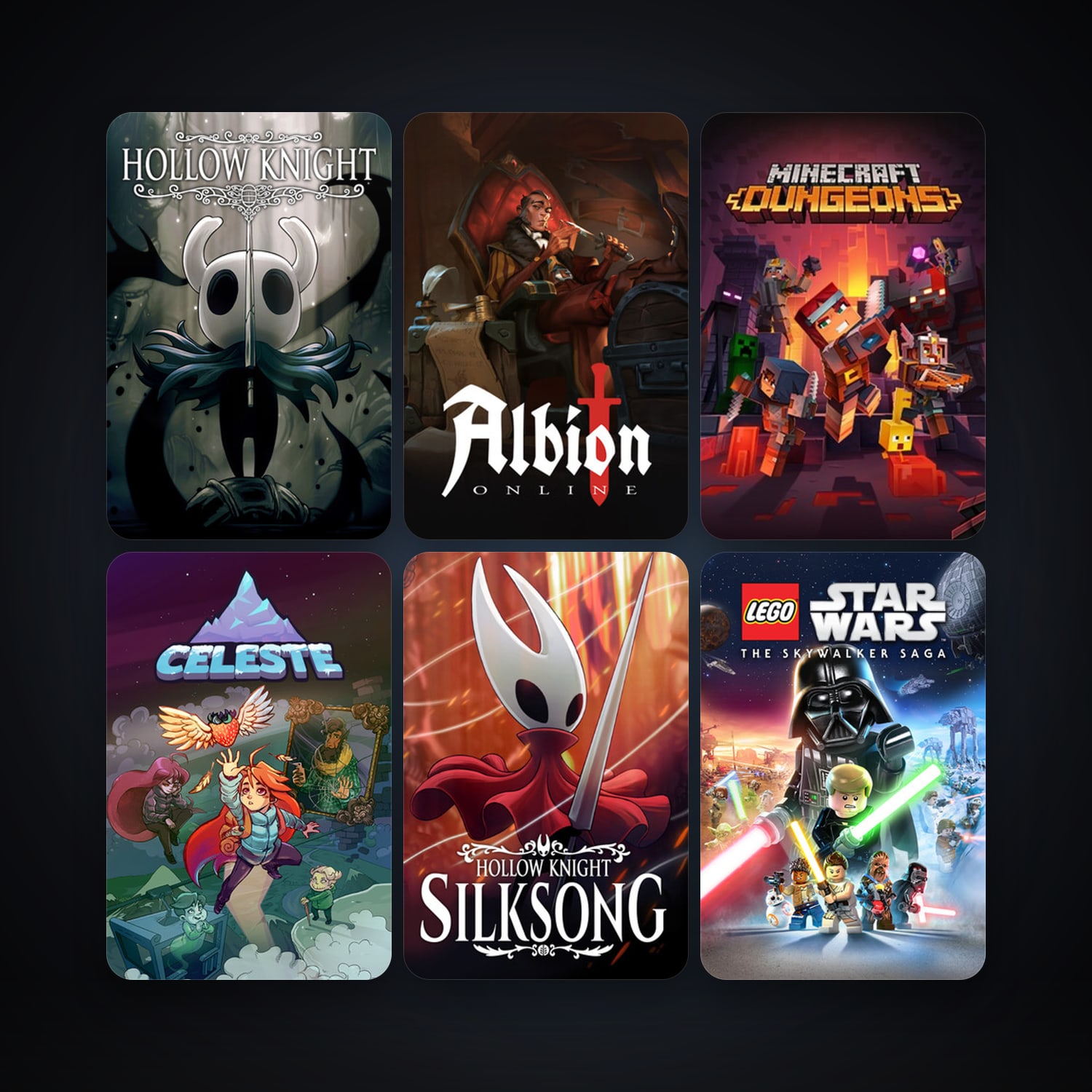 Steam account: Hollow Knight + Celeste, 17 games, clean — HabibiAccounts