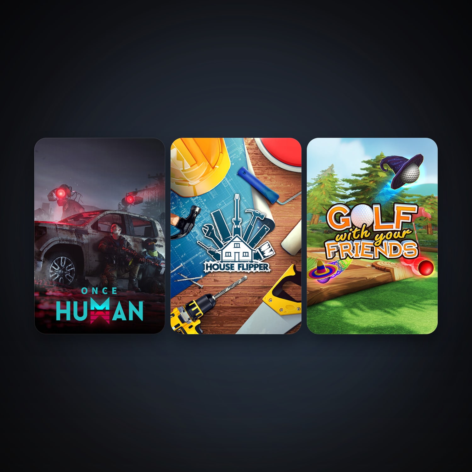 Golf With Your Friends + House Flipper, 5 games, clean — HabibiAccounts