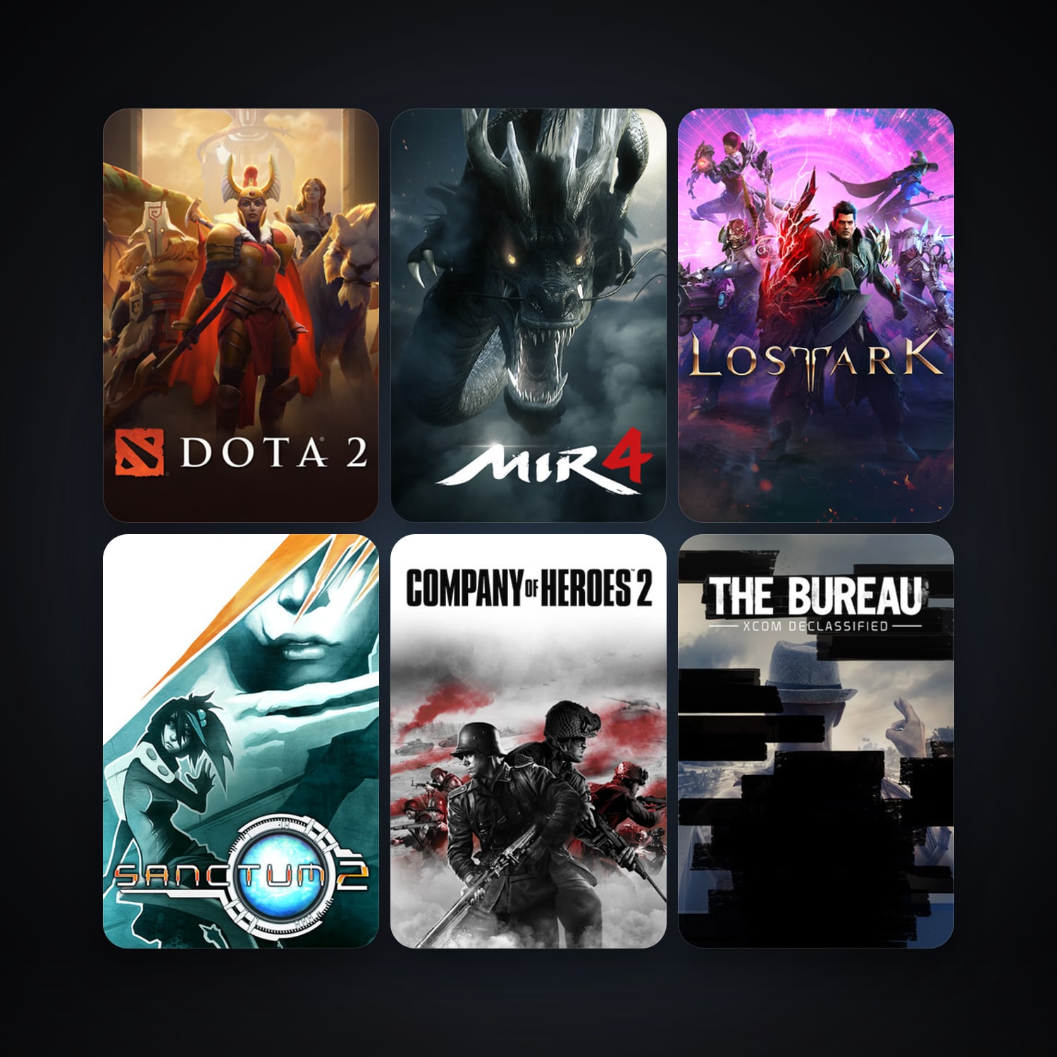 Dota 2 + The Bureau: XCOM Declassified, 12 games, clean — HabibiAccounts