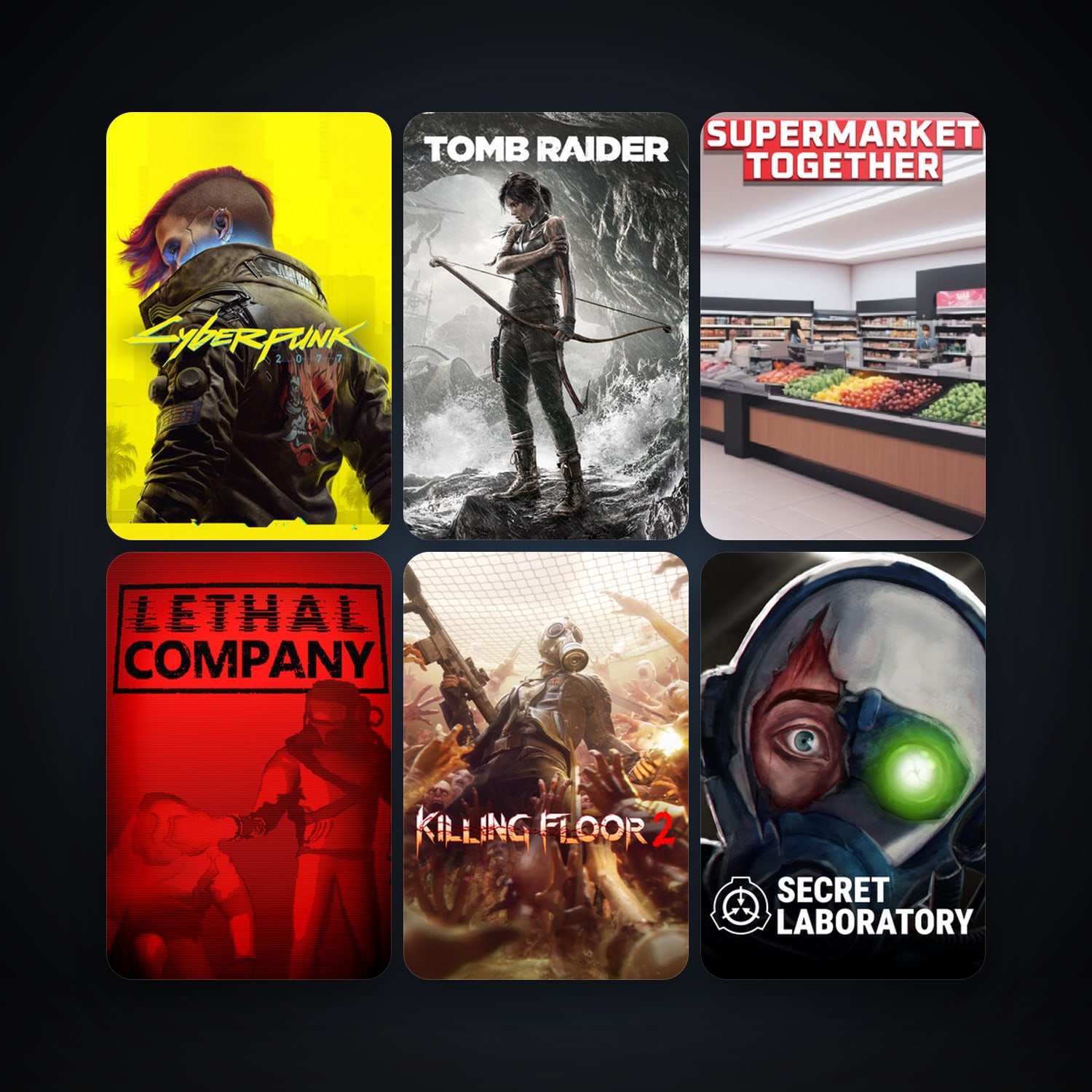 Tomb Raider + Killing Floor 2, 16 games, clean — HabibiAccounts