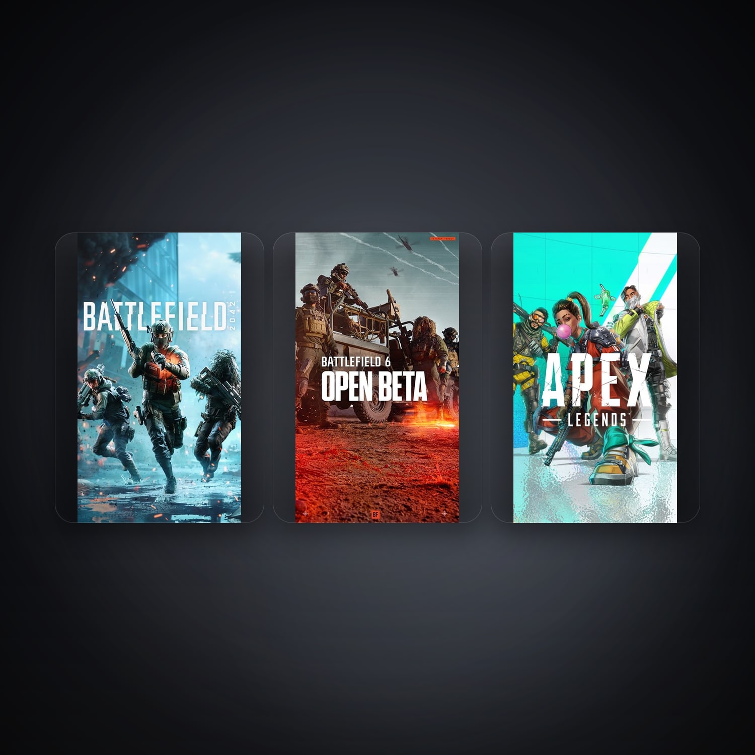EA Battlefield 2042 + Battlefield 6 Open Beta — US — 4 games — HabibiAccounts