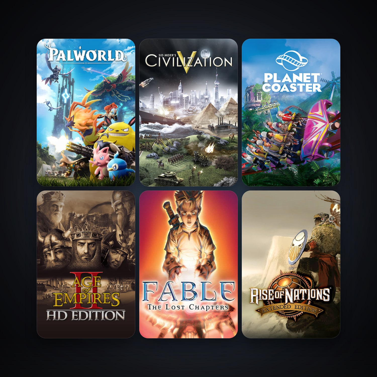 Sid Meier's Civilization V + Fable - The Lost Chapters, 6 games, clean — HabibiAccounts