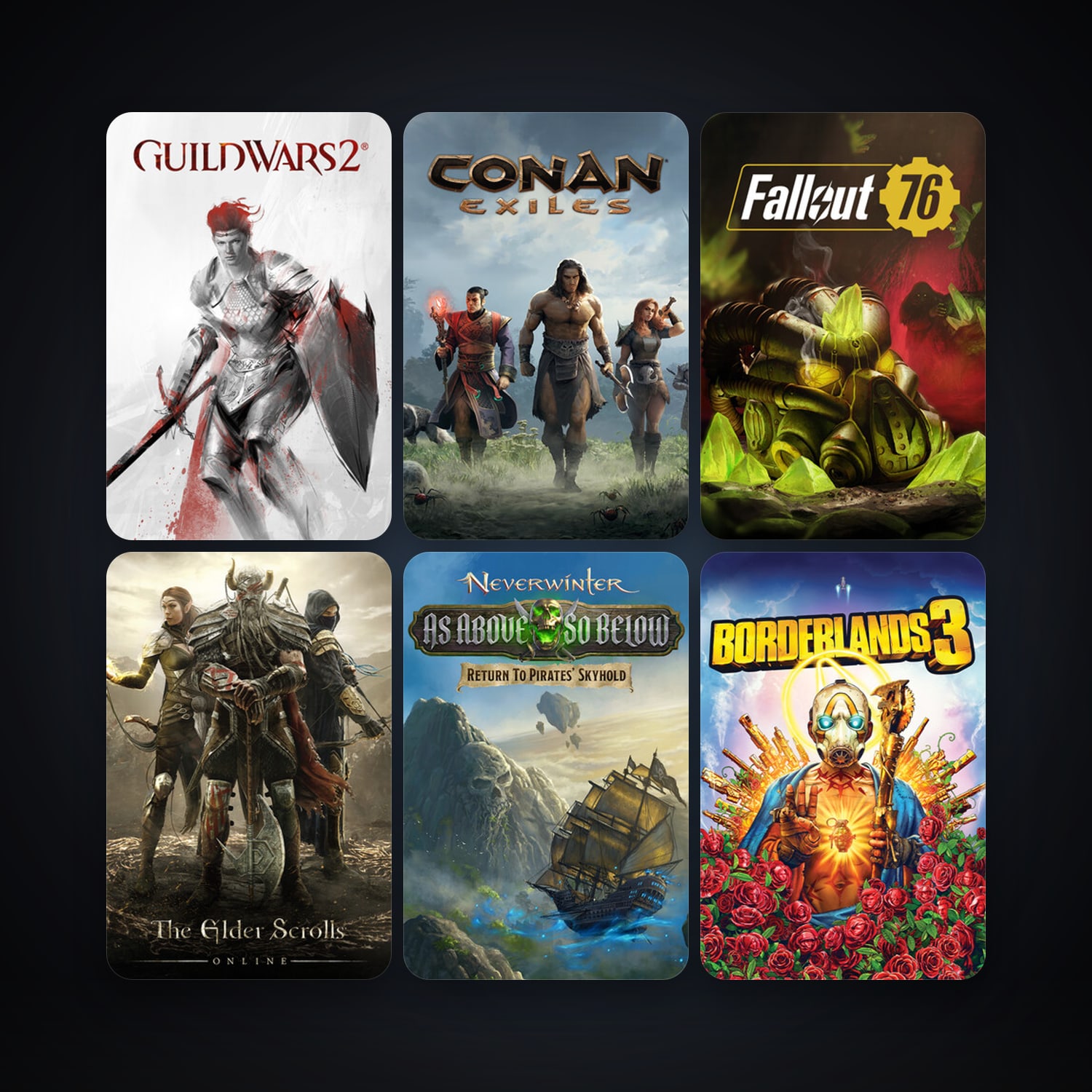 Neverwinter + The Elder Scrolls Online, 8 games, clean — HabibiAccounts