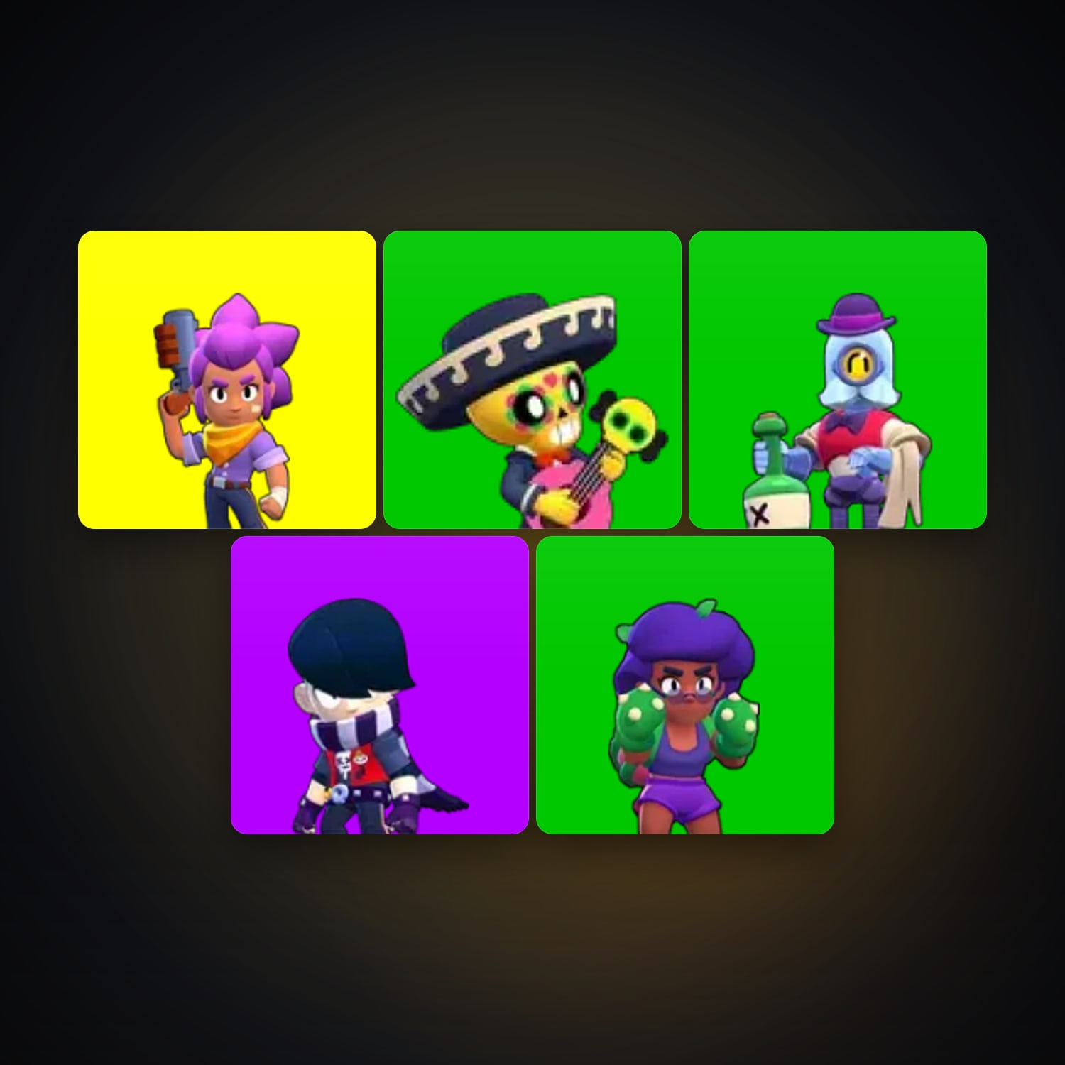5 Brawlers | 327 Trophies — HabibiAccounts