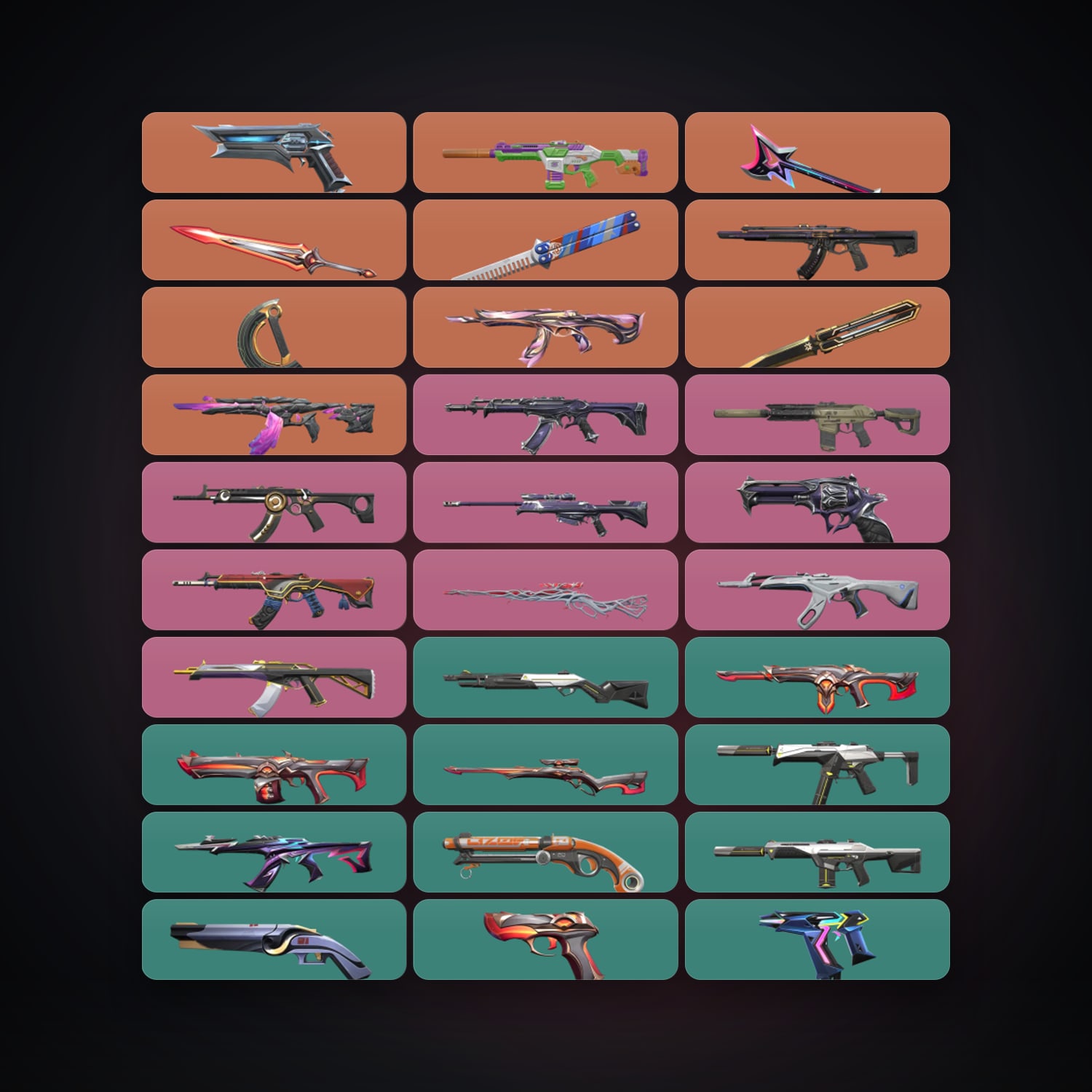 NA Gold 2 locker — 5 knives, 63 skins, lvl 181 — HabibiAccounts