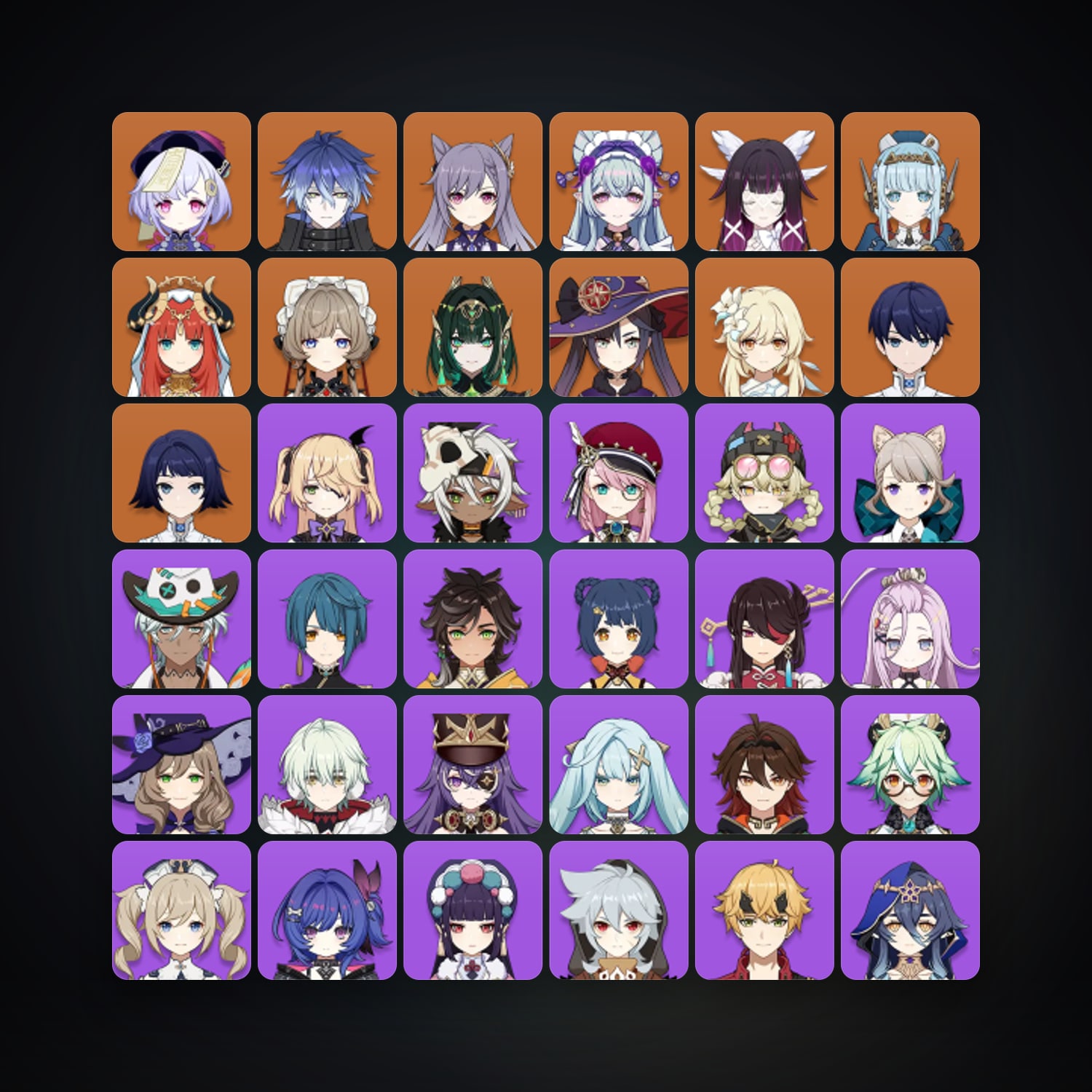 Genshin Impact | AR 58 | 55 Chars | 10× 5★ — HabibiAccounts