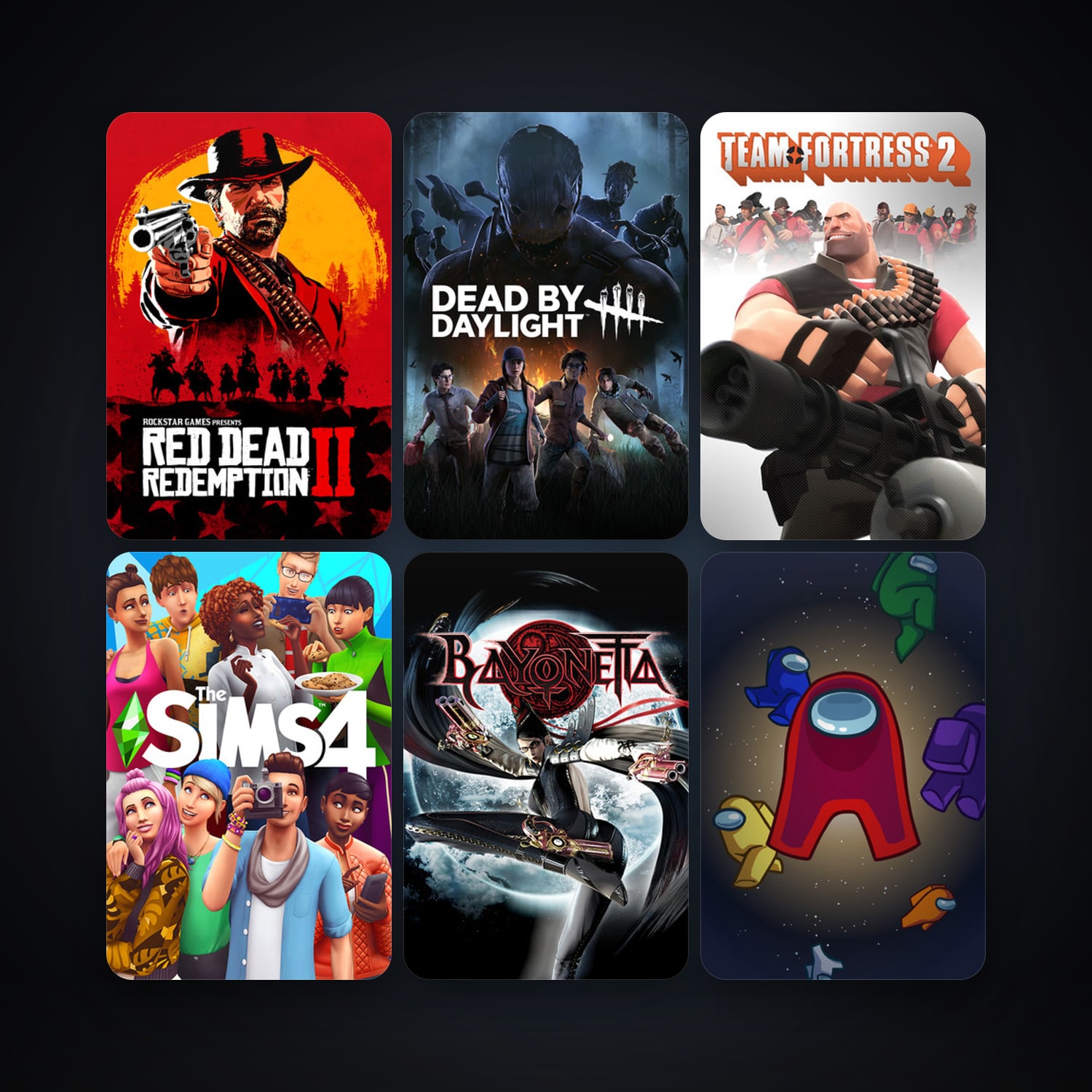 Team Fortress 2 + Dead by Daylight, 15 games, clean — HabibiAccounts