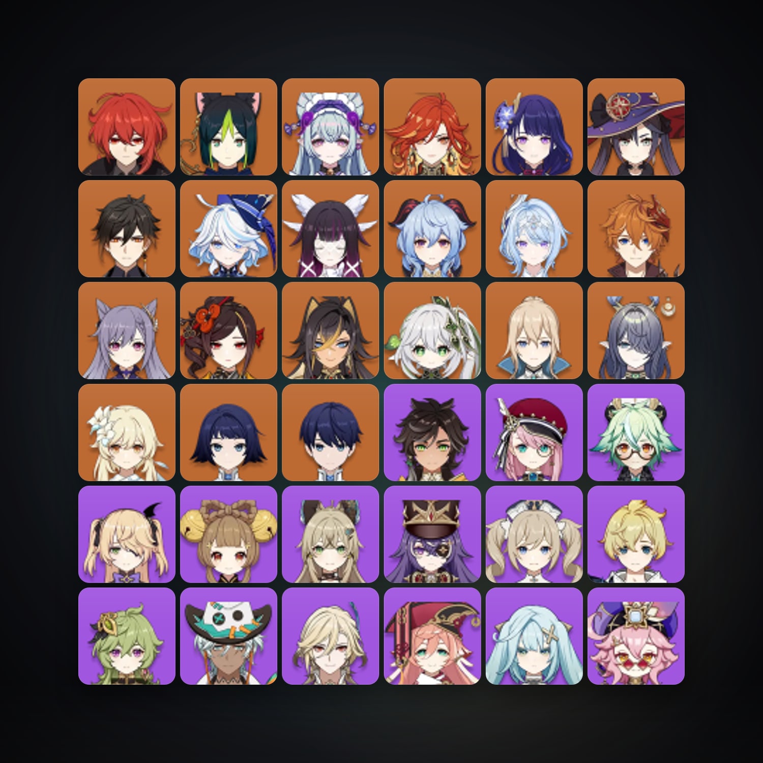 Genshin Impact | AR 58 | 69 Chars | 18× 5★ — Genshin / miHoYo Account — HabibiAccounts