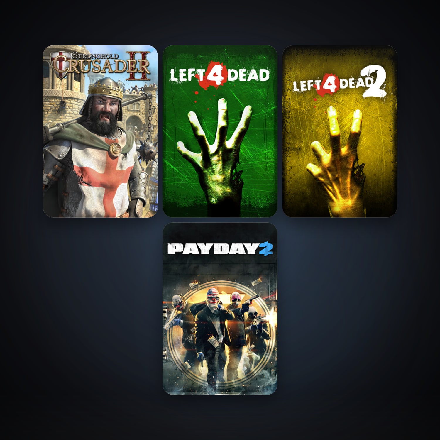 Left 4 Dead + Left 4 Dead 2, 7 games, clean — HabibiAccounts