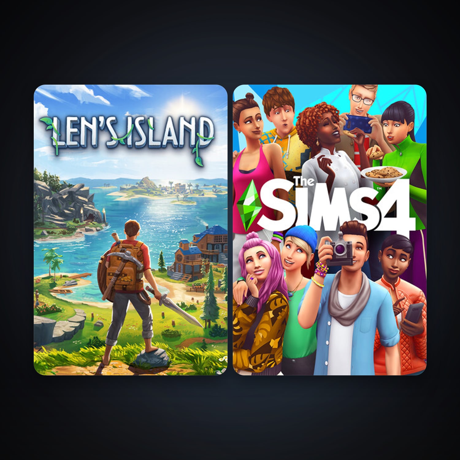 The Sims 4 + Len's Island, 3 games, clean — HabibiAccounts