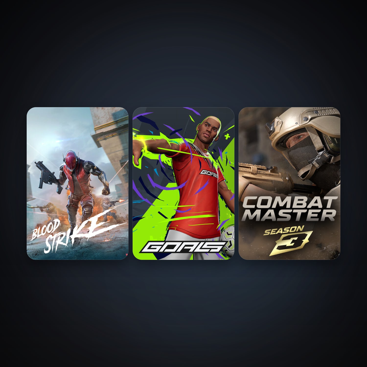 Combat Master: Season 1 + GOALS, 5 games, clean — HabibiAccounts