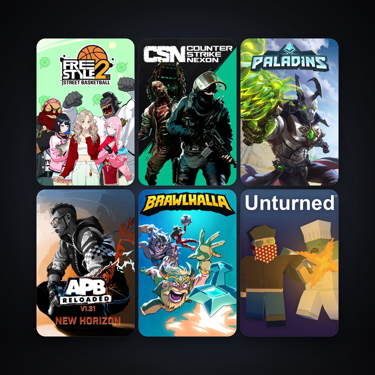 APB Reloaded + Path of Exile, 21 games, clean — HabibiAccounts