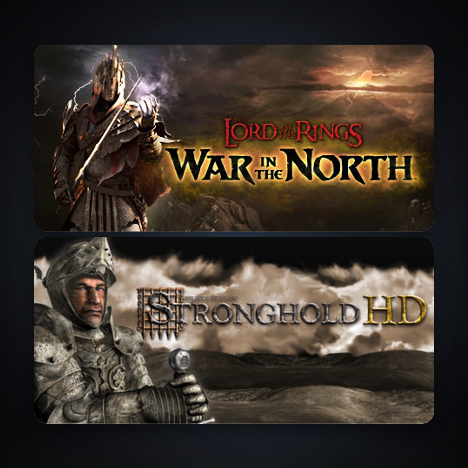 Lord of the Rings: War in the North + Stronghold HD, 2 games, clean — HabibiAccounts