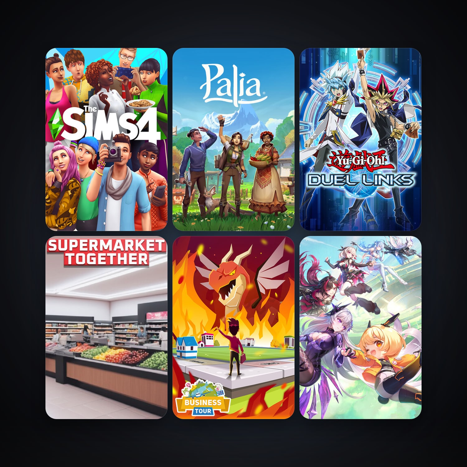 Business Tour - Board Game with Online Multiplayer + Yu-Gi-Oh! Duel Links, 10 games, clean — HabibiAccounts