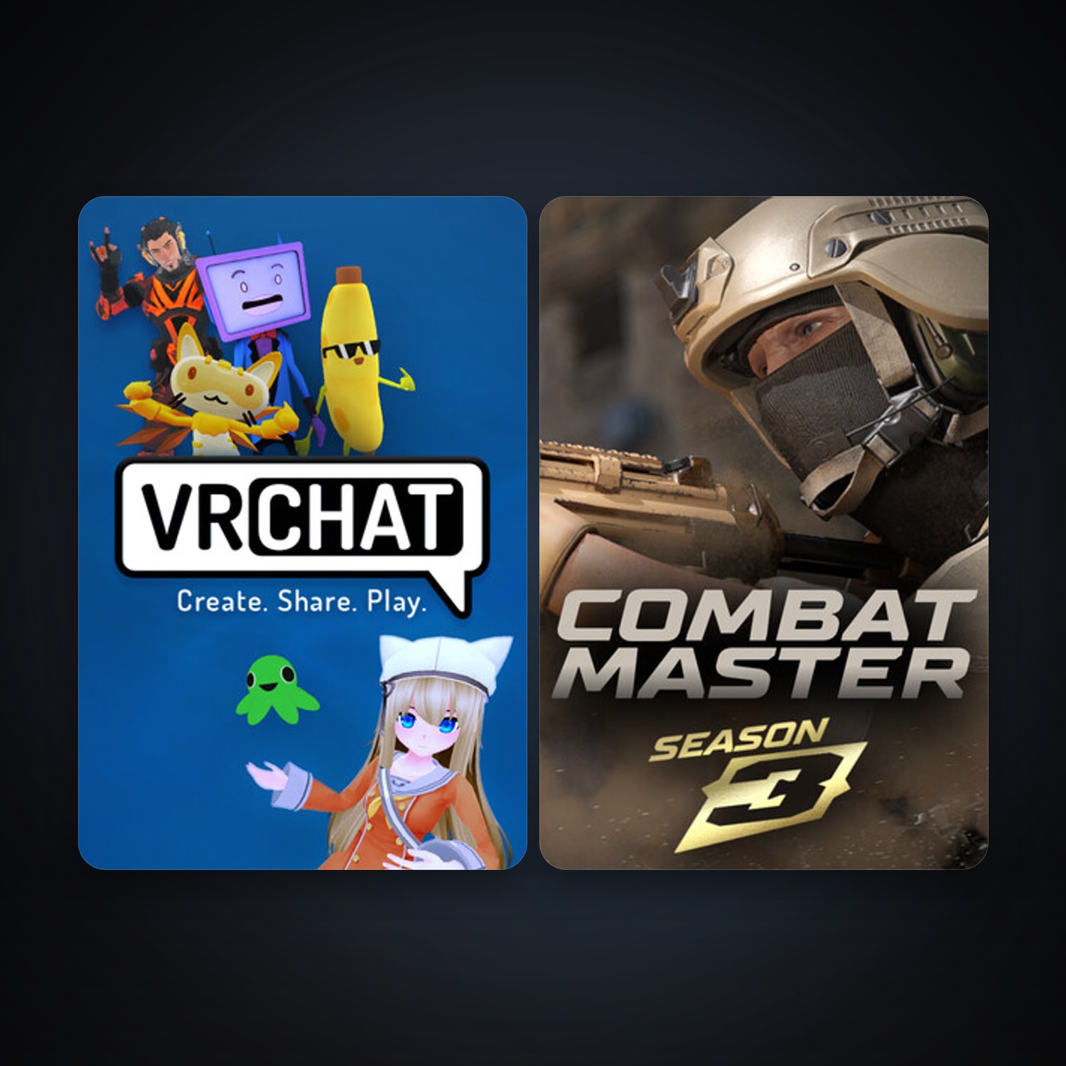 Free CS2 (No Prime) + VRChat, 8 games, clean — HabibiAccounts
