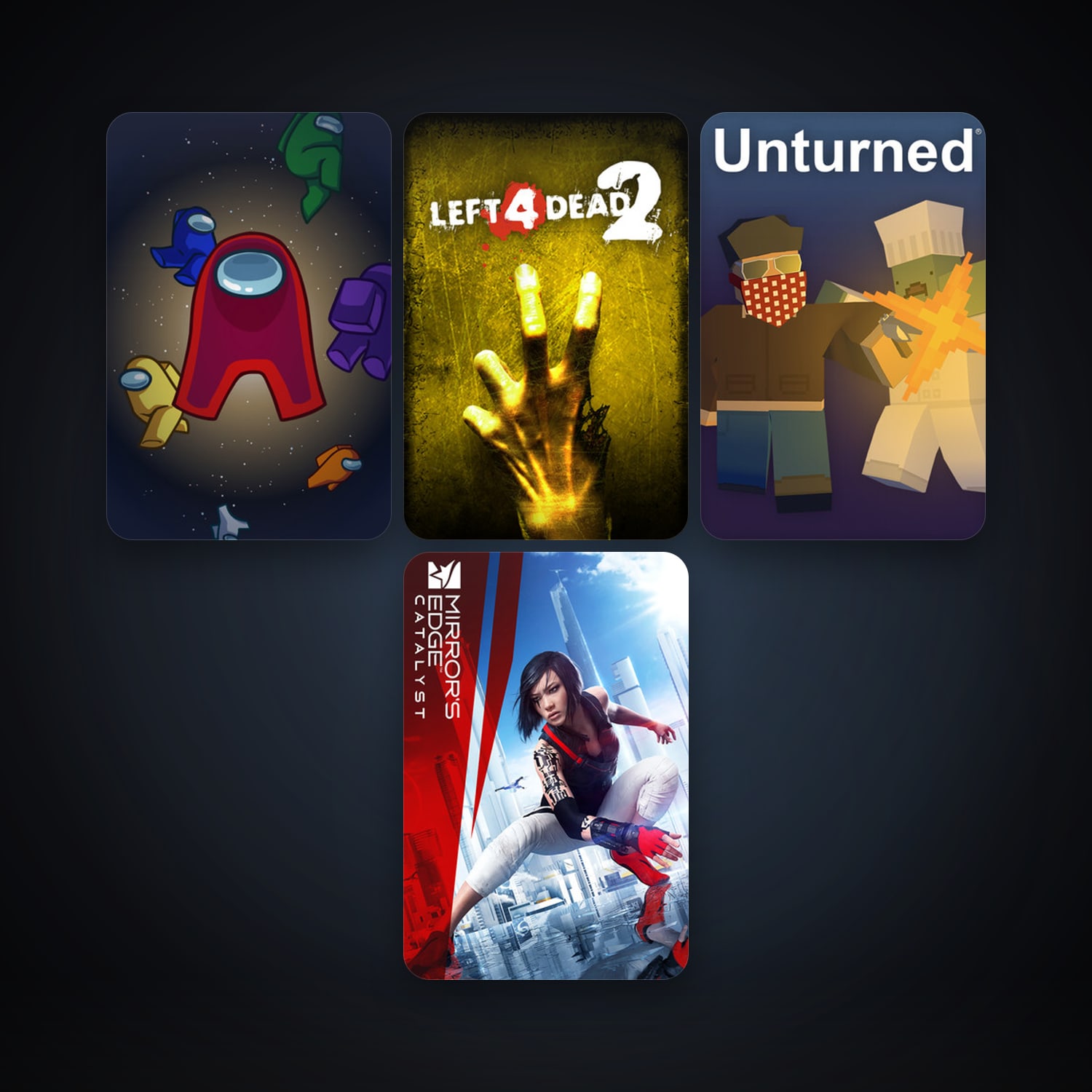 Left 4 Dead 2 + Unturned, 10 games, clean — HabibiAccounts