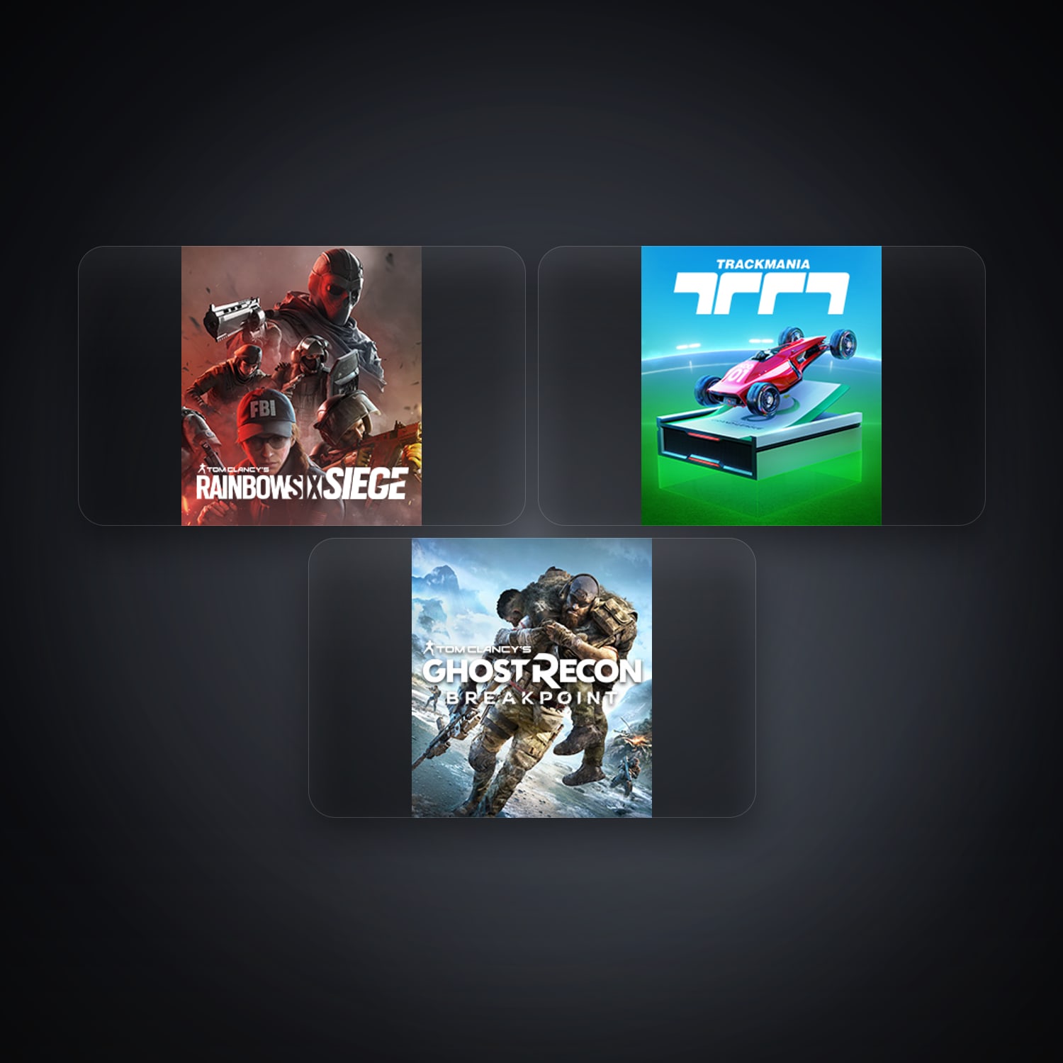 Ubisoft Tom Clancy's Rainbow Six Siege (Steam) + Trackmania — FR — 3 games — HabibiAccounts