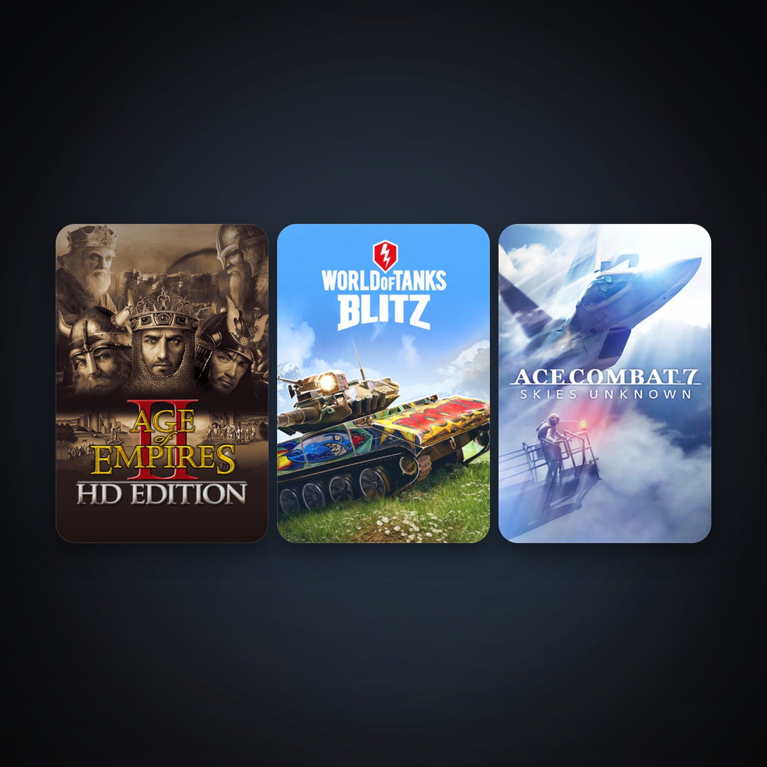 Age of Empires II + World of Tanks Blitz, 5 games, clean — HabibiAccounts