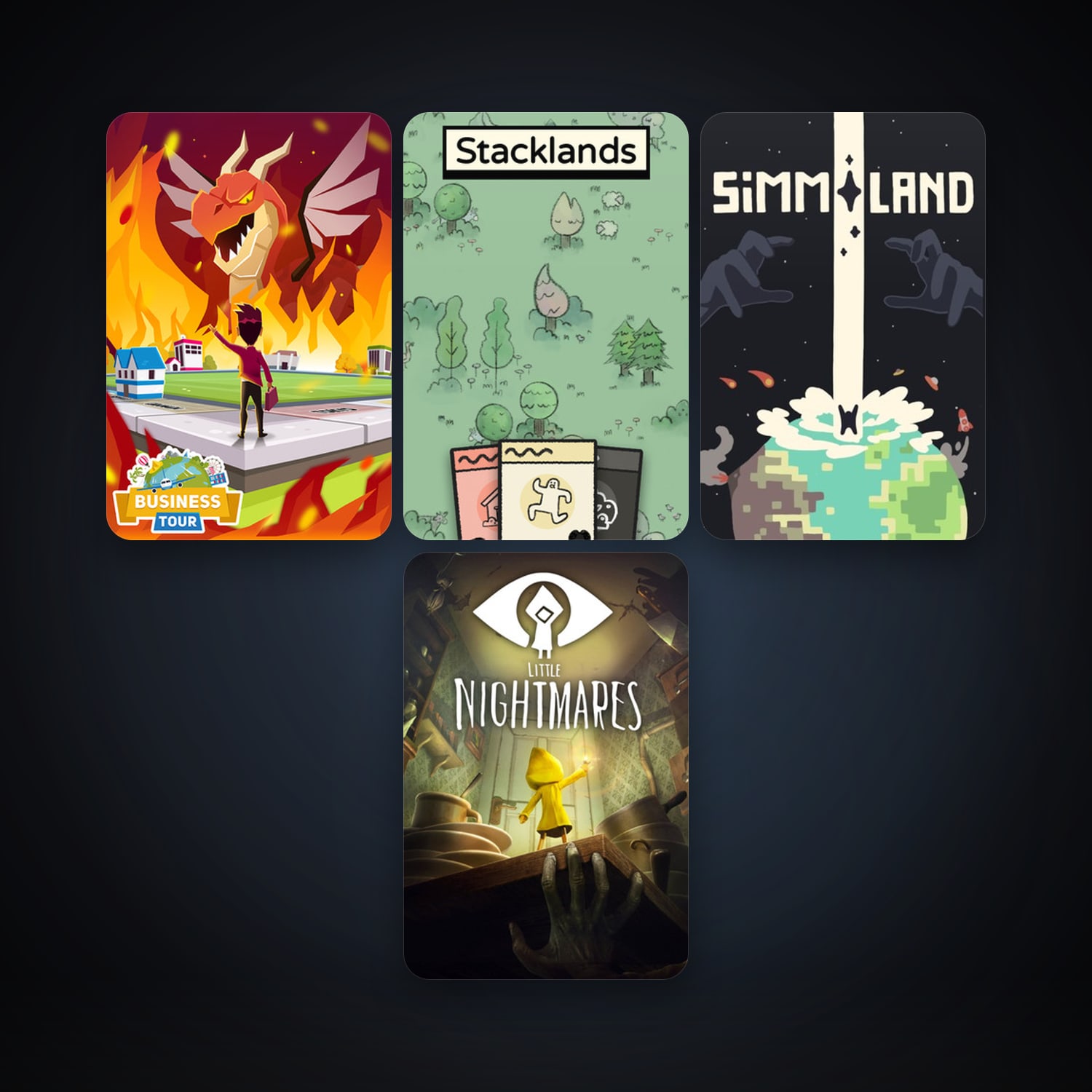 Business Tour - Board Game with Online Multiplayer + Little Nightmares, 13 games, clean — HabibiAccounts