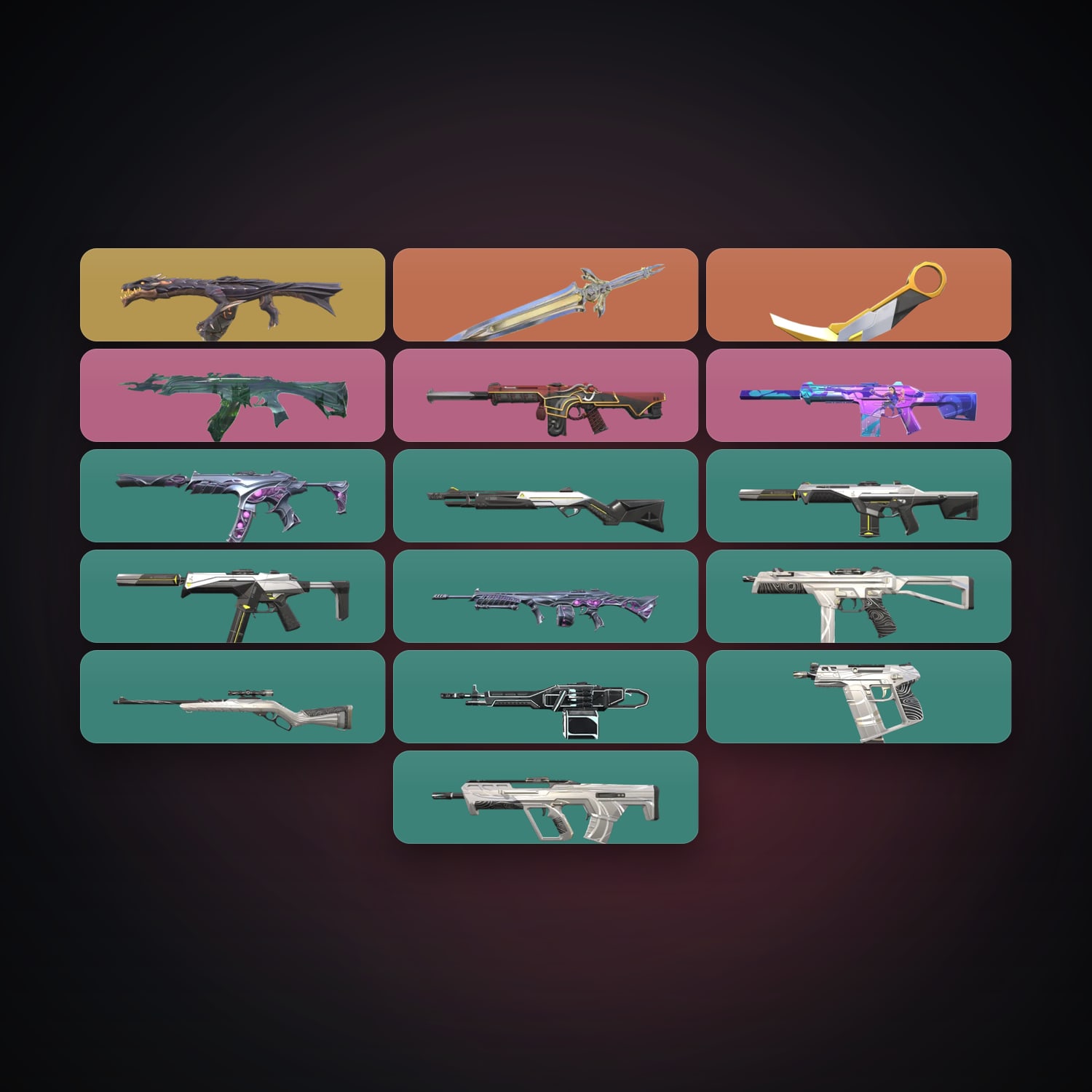 EU Silver 1 locker — 2 knives, 16 skins, lvl 18 — HabibiAccounts
