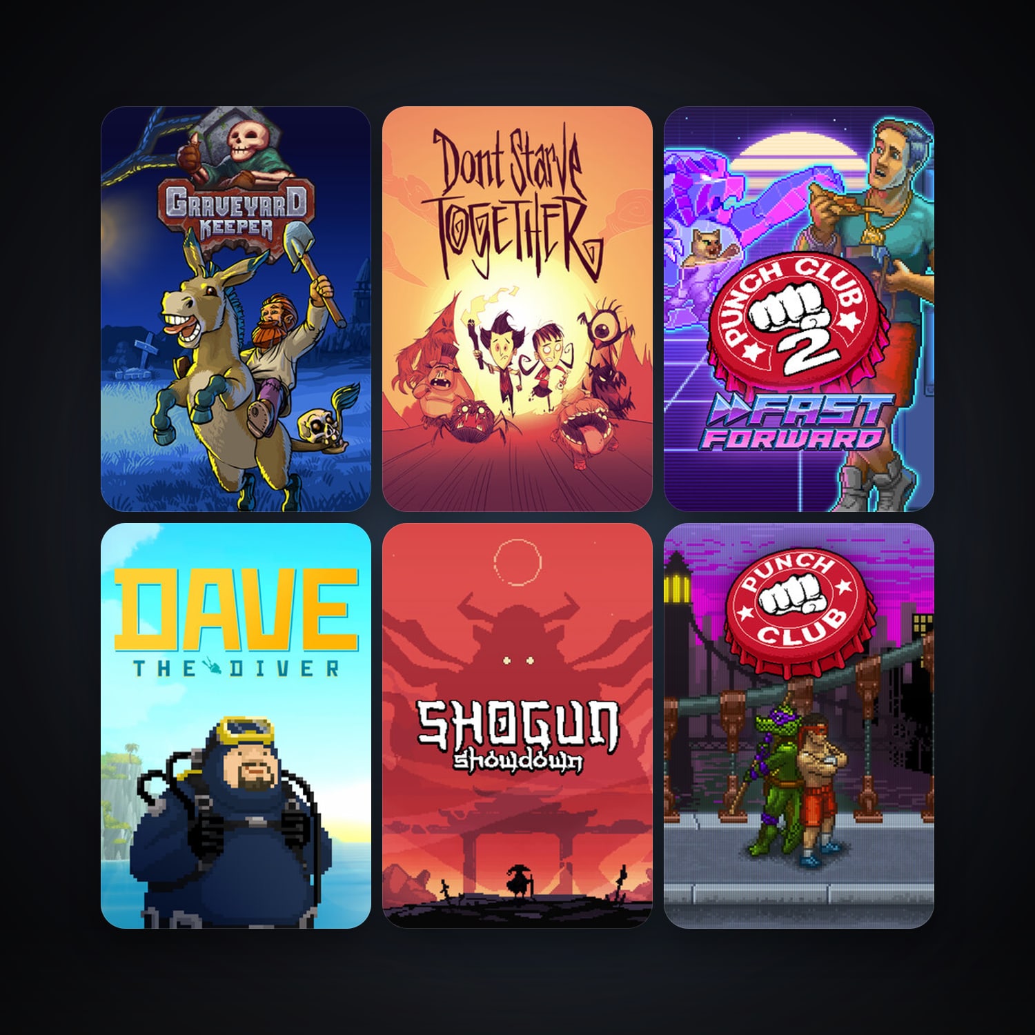 Dungeon of the Endless - Crystal Edition + Don't Starve Together, 11 games, clean — HabibiAccounts