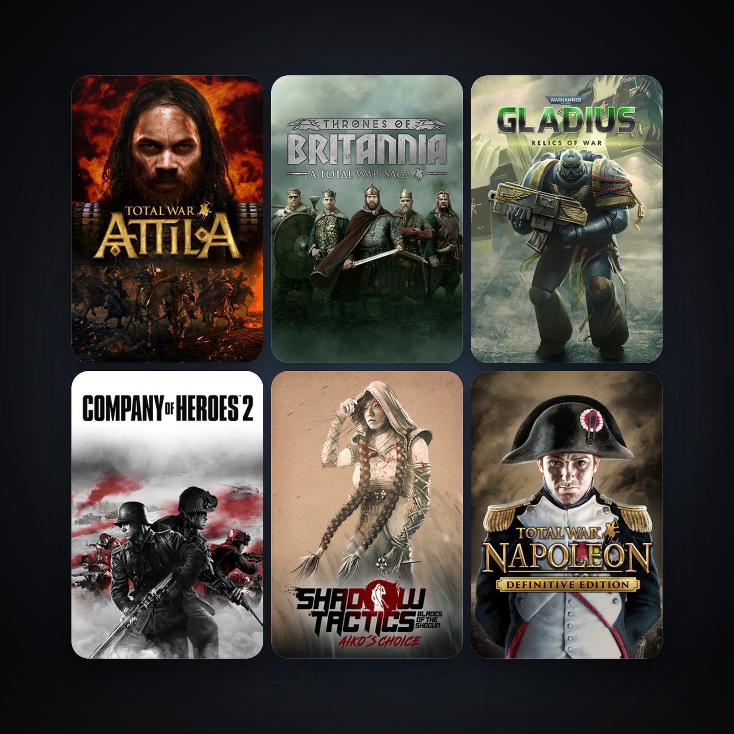 Empire: Total War + Total War: NAPOLEON - Definitive Edition, 12 games, clean — HabibiAccounts
