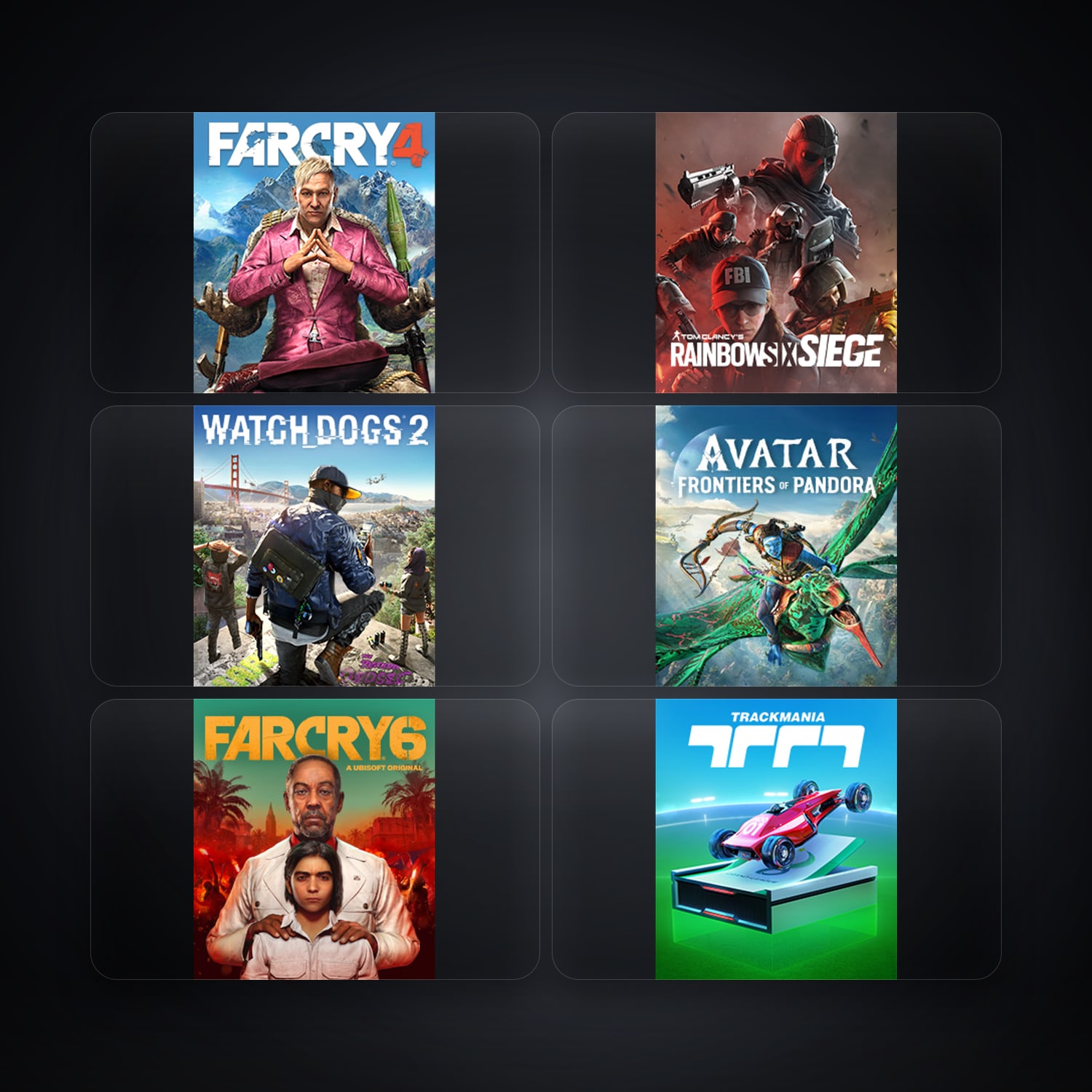 Ubisoft Far Cry 4 + Tom Clancy's Rainbow Six Siege (Steam) — BR — 7 games — HabibiAccounts