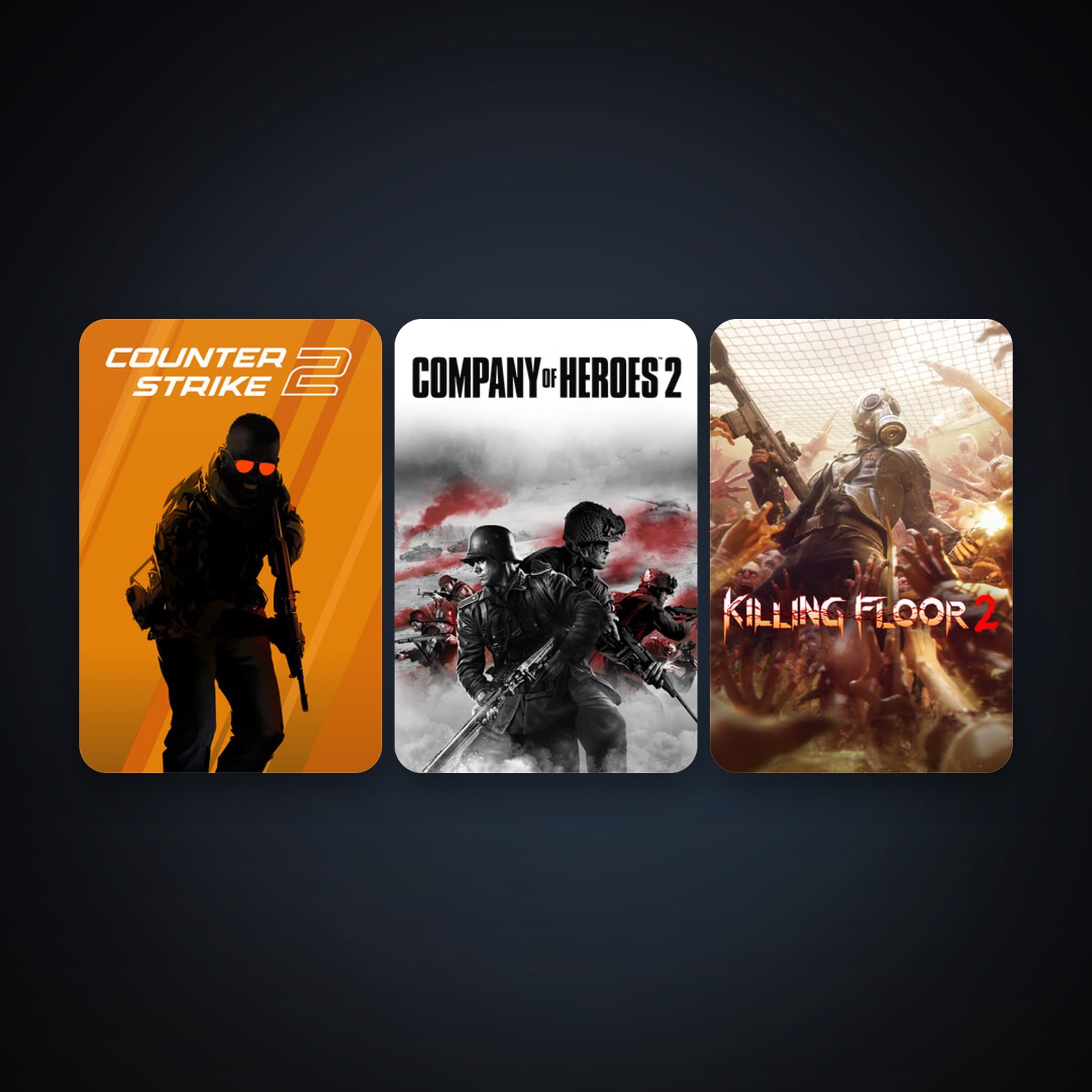 CS2 Prime + Company of Heroes 2, 4 games, clean — HabibiAccounts