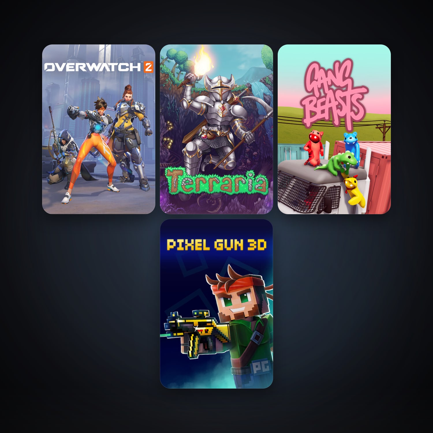 Terraria + Gang Beasts, 14 games, clean — HabibiAccounts