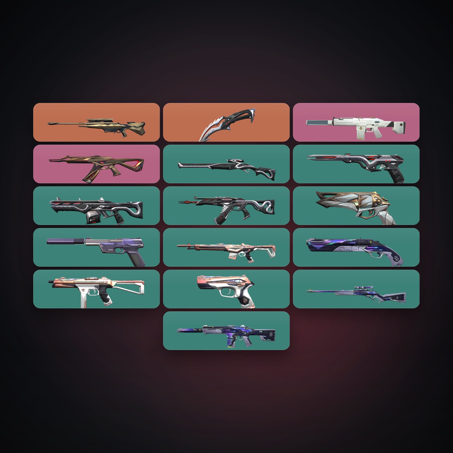 EU Silver 1 locker — 1 knives, 18 skins, lvl 133 — HabibiAccounts