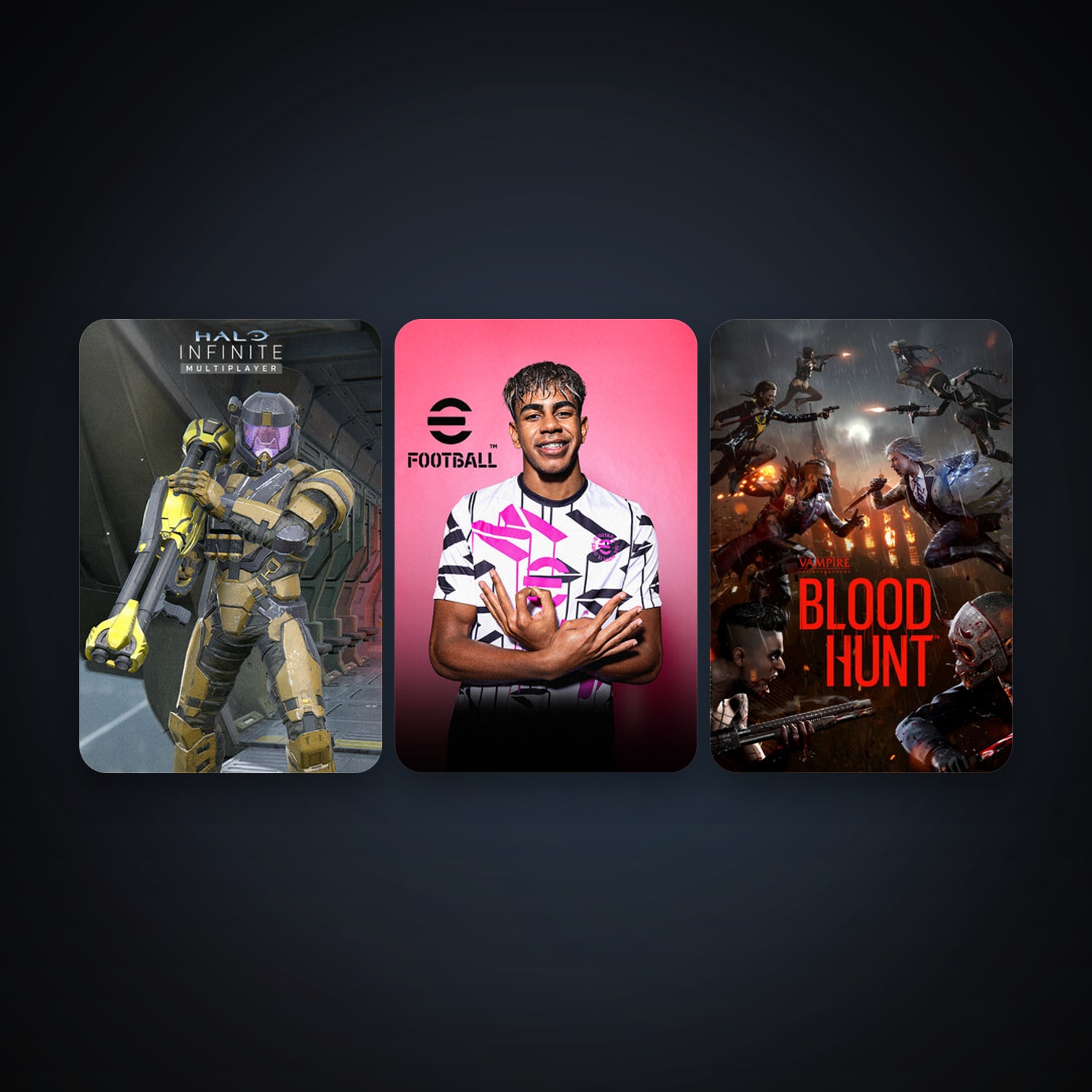 Vampire: The Masquerade - Bloodhunt + Halo Infinite, 8 games, Steam 30, clean — HabibiAccounts