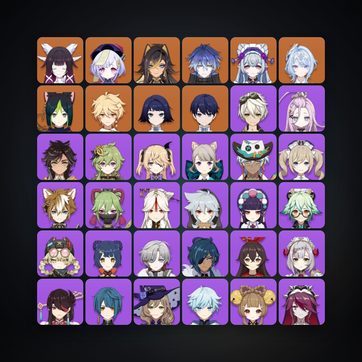 Genshin Impact | AR 56 | 50 Chars | 7× 5★ — HabibiAccounts