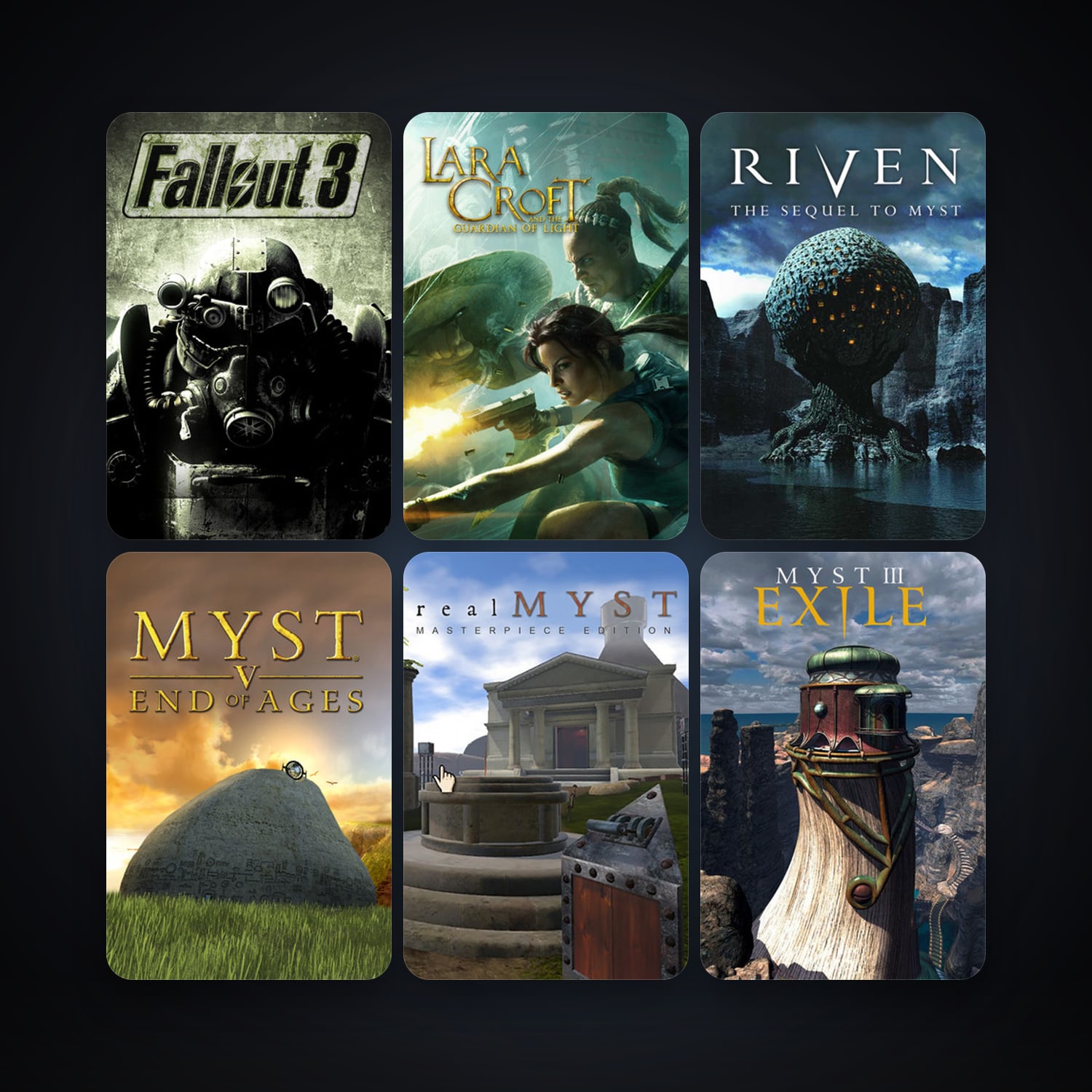 Fallout 3 + Lara Croft and the Guardian of Light, 13 games, clean — HabibiAccounts