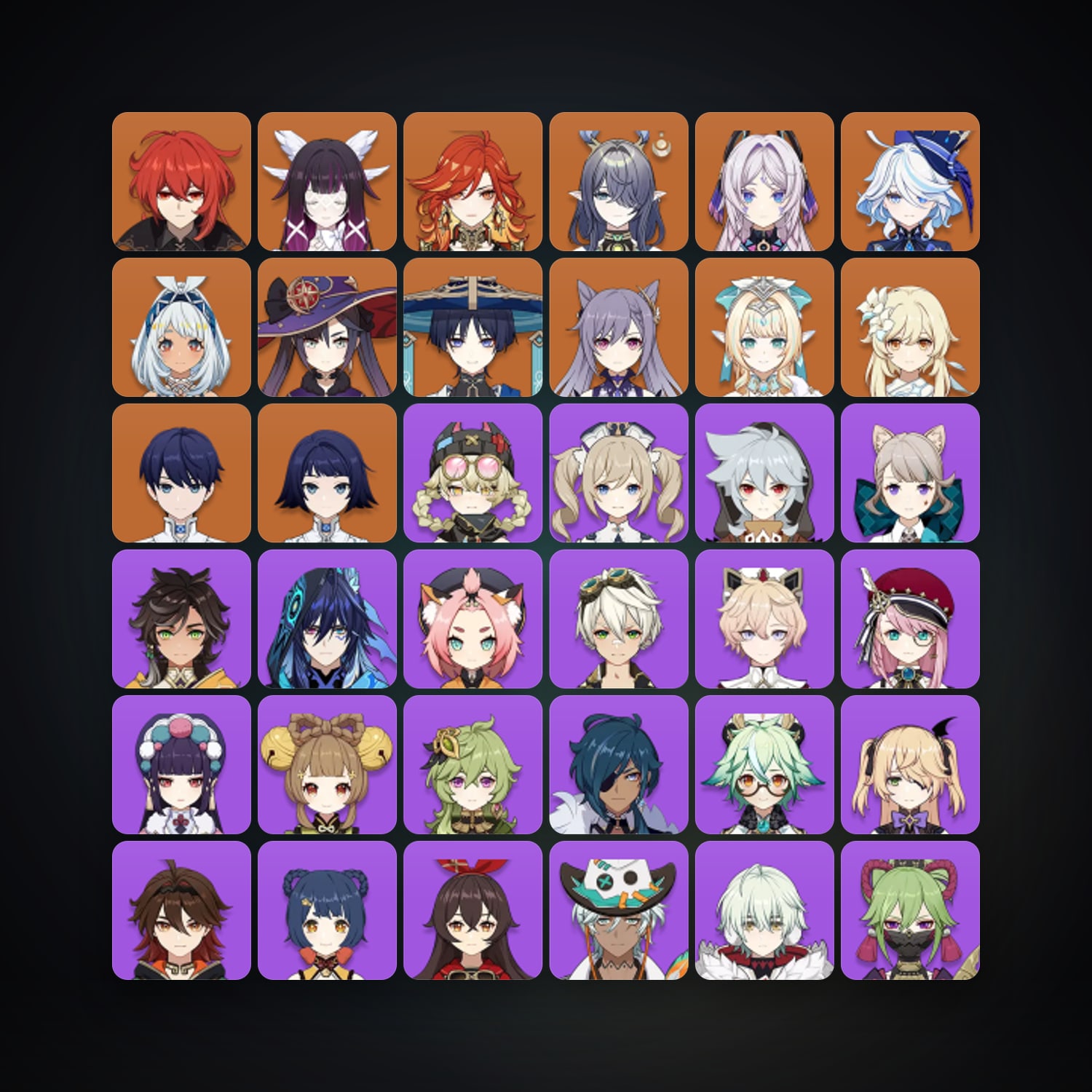 Genshin Impact | AR 56 | 53 Chars | 11× 5★ — HabibiAccounts