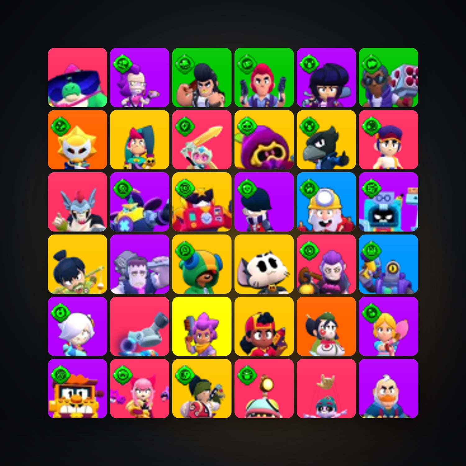 107 Brawlers | 47.6K Trophies — Supercell Account — HabibiAccounts
