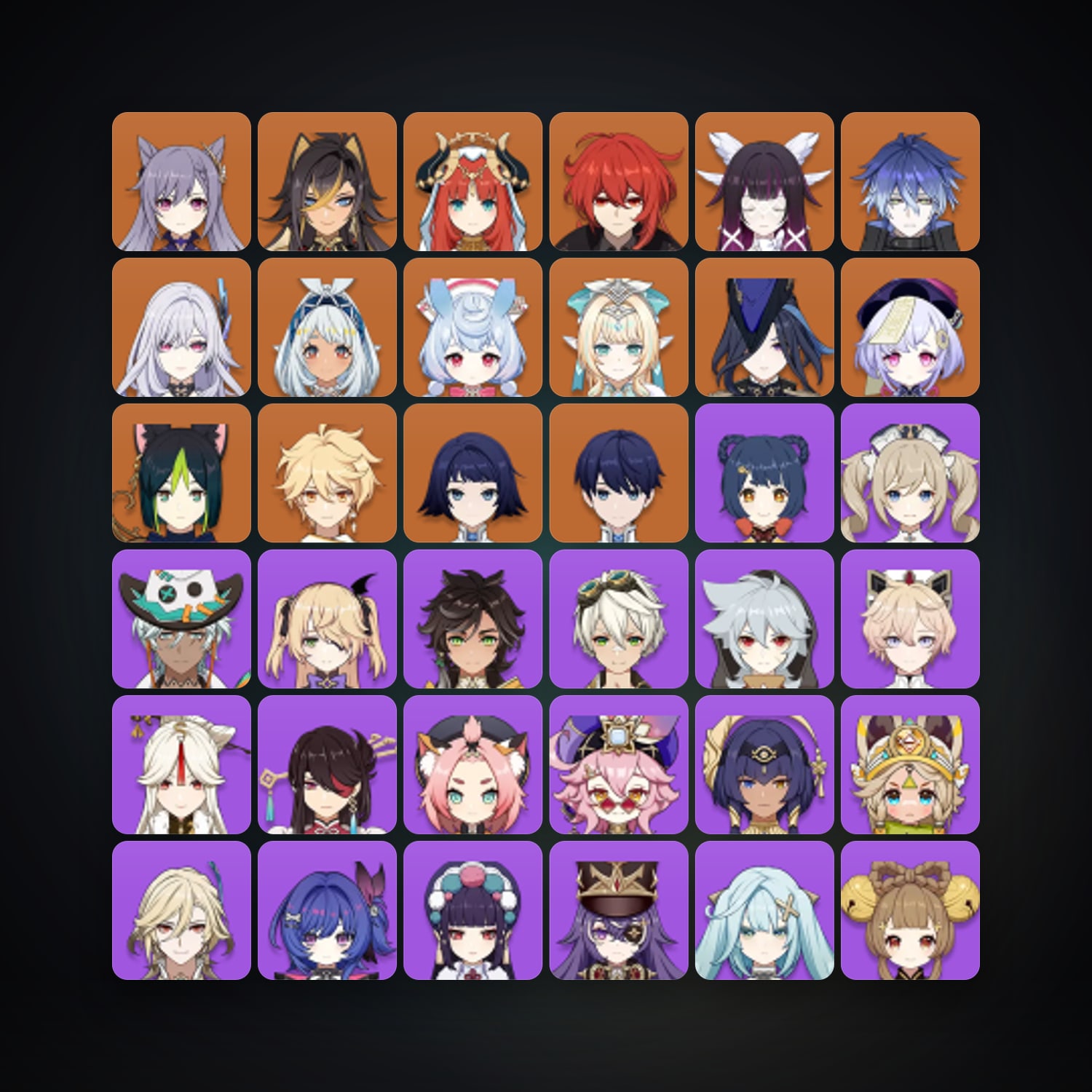 Genshin Impact | AR 58 | 65 Chars | 13× 5★ — HabibiAccounts
