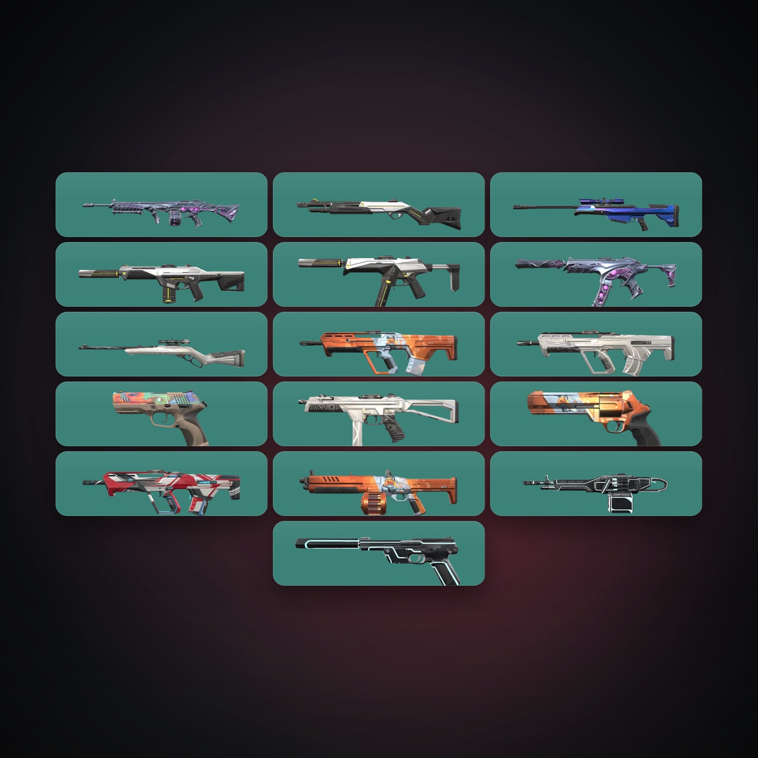 KR Silver 2 locker — 17 skins, lvl 11 — HabibiAccounts