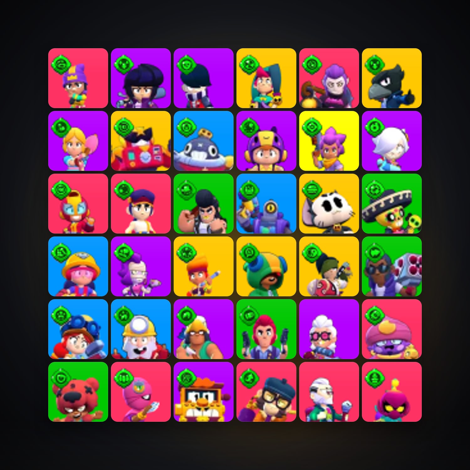 107 Brawlers | 47.7K Trophies | TH 12 — Supercell Account — HabibiAccounts
