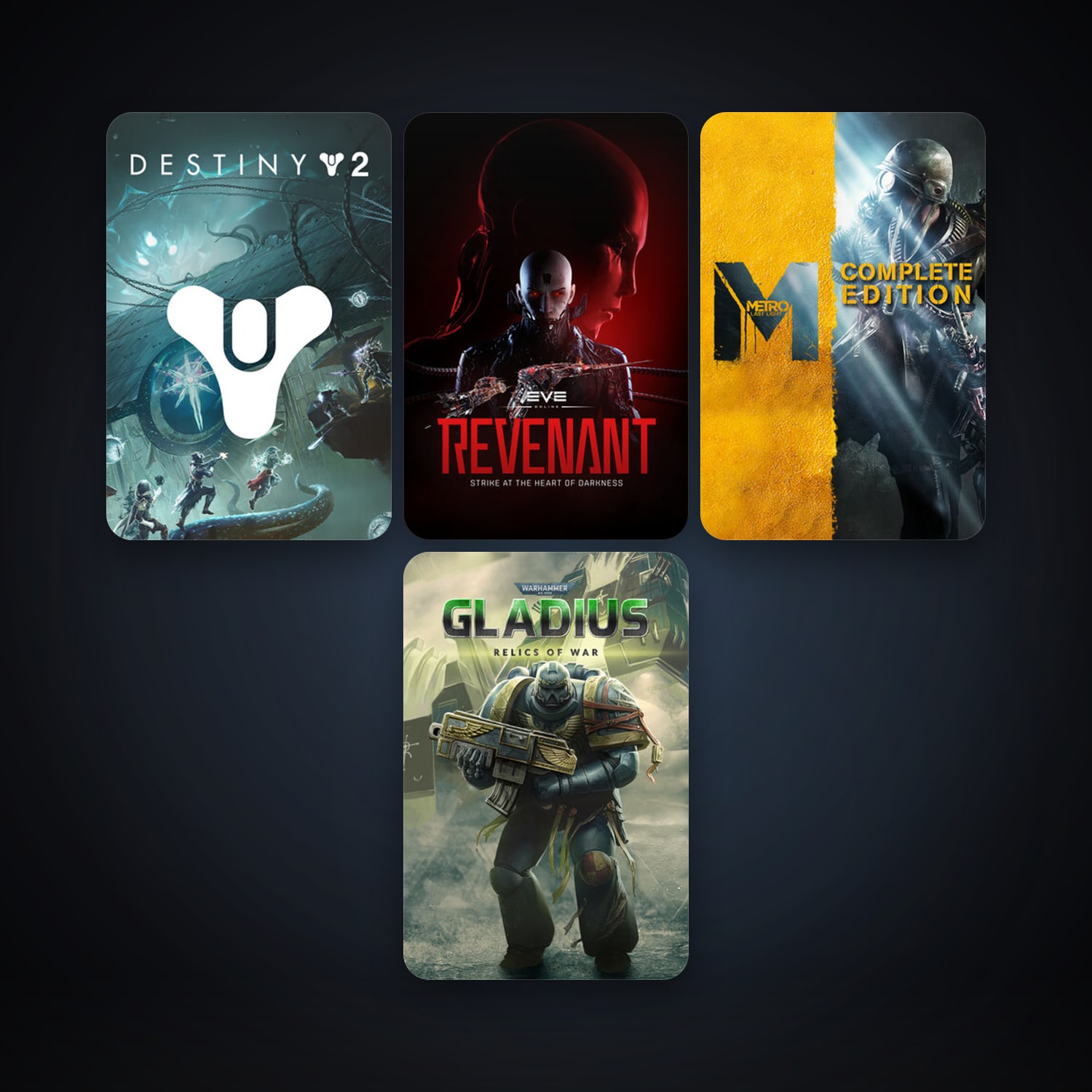 EVE Online + Metro: Last Light, 9 games, clean — HabibiAccounts